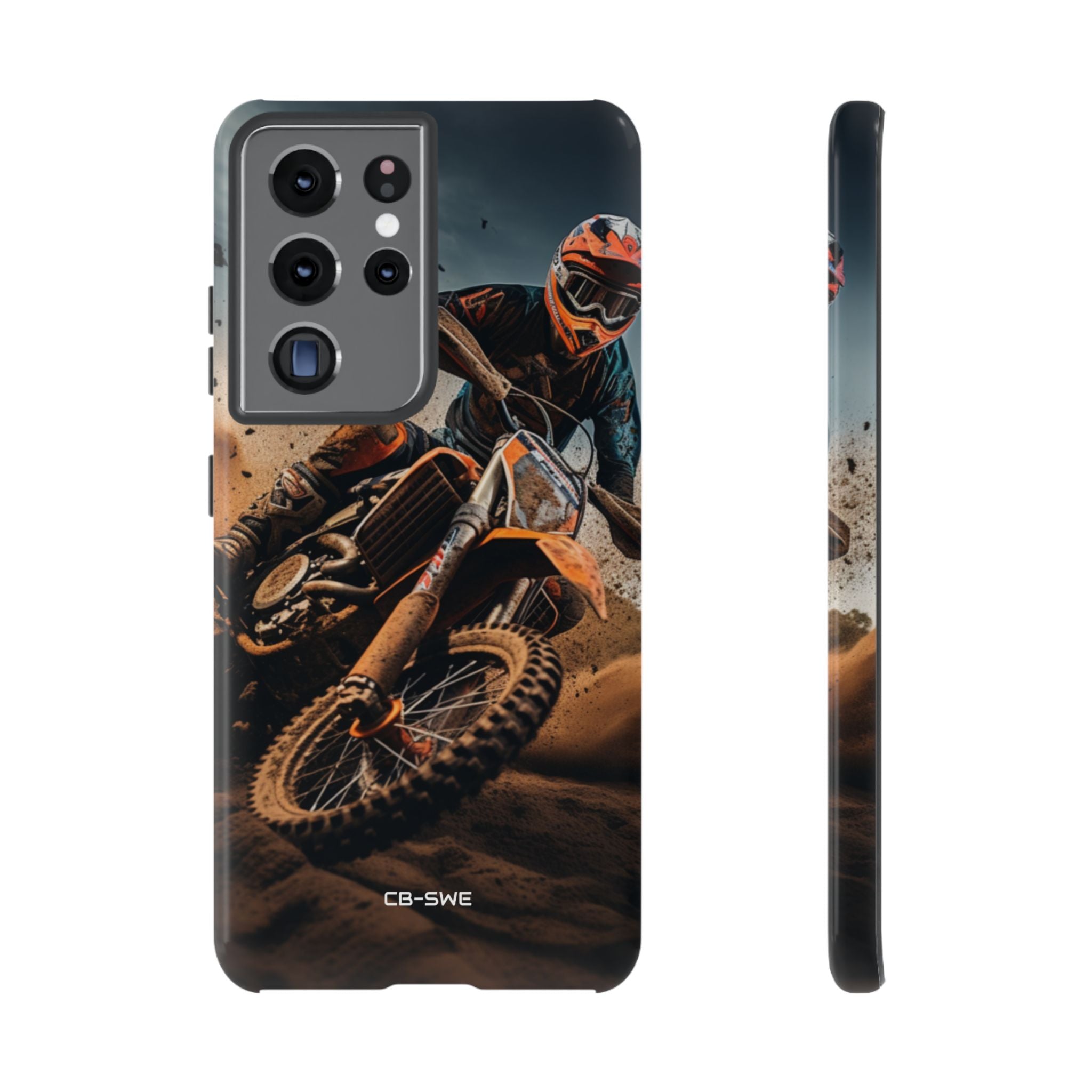 Rider Amidst Desert Fury - Samsung Case