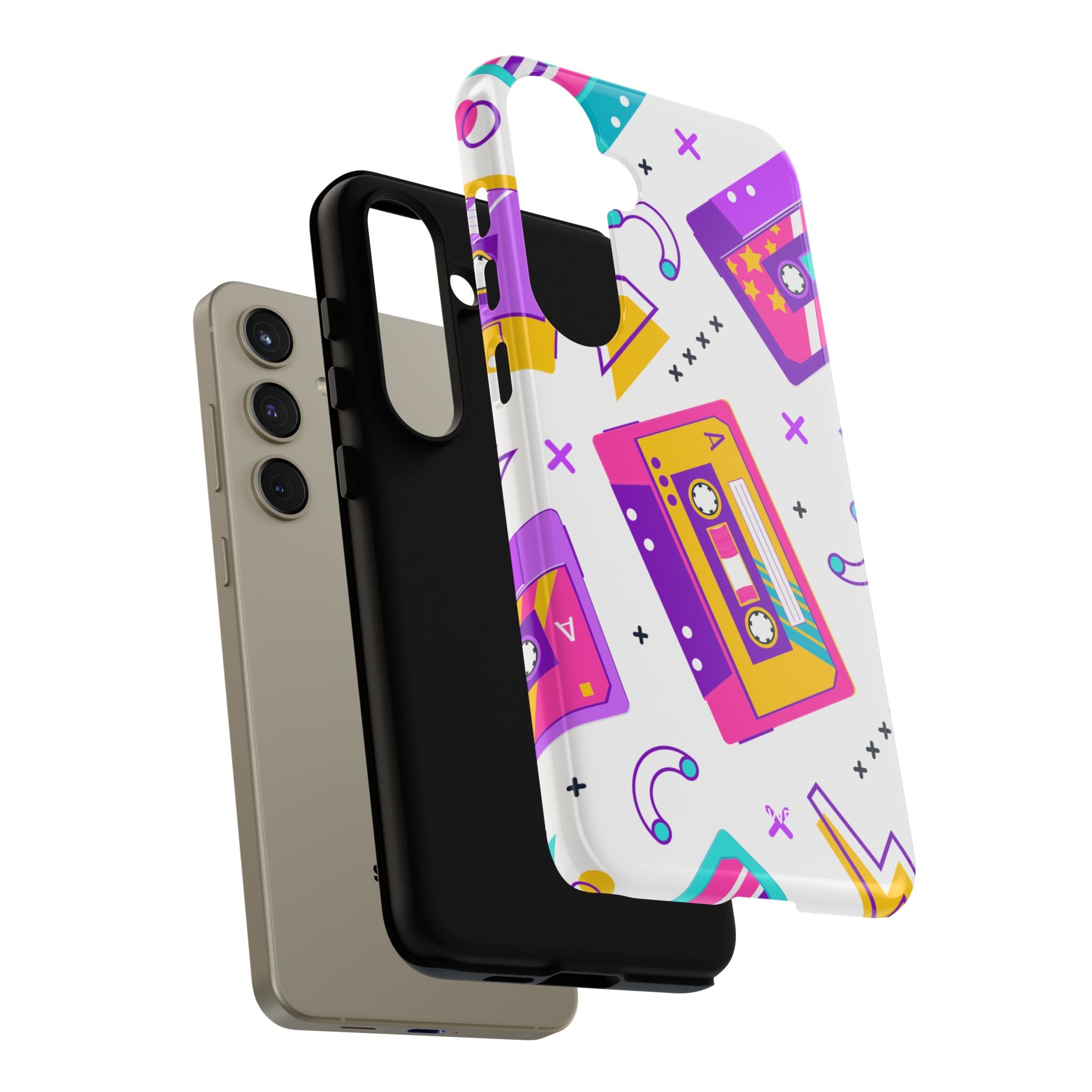 Retro Cassette Chaos - Samsung Case