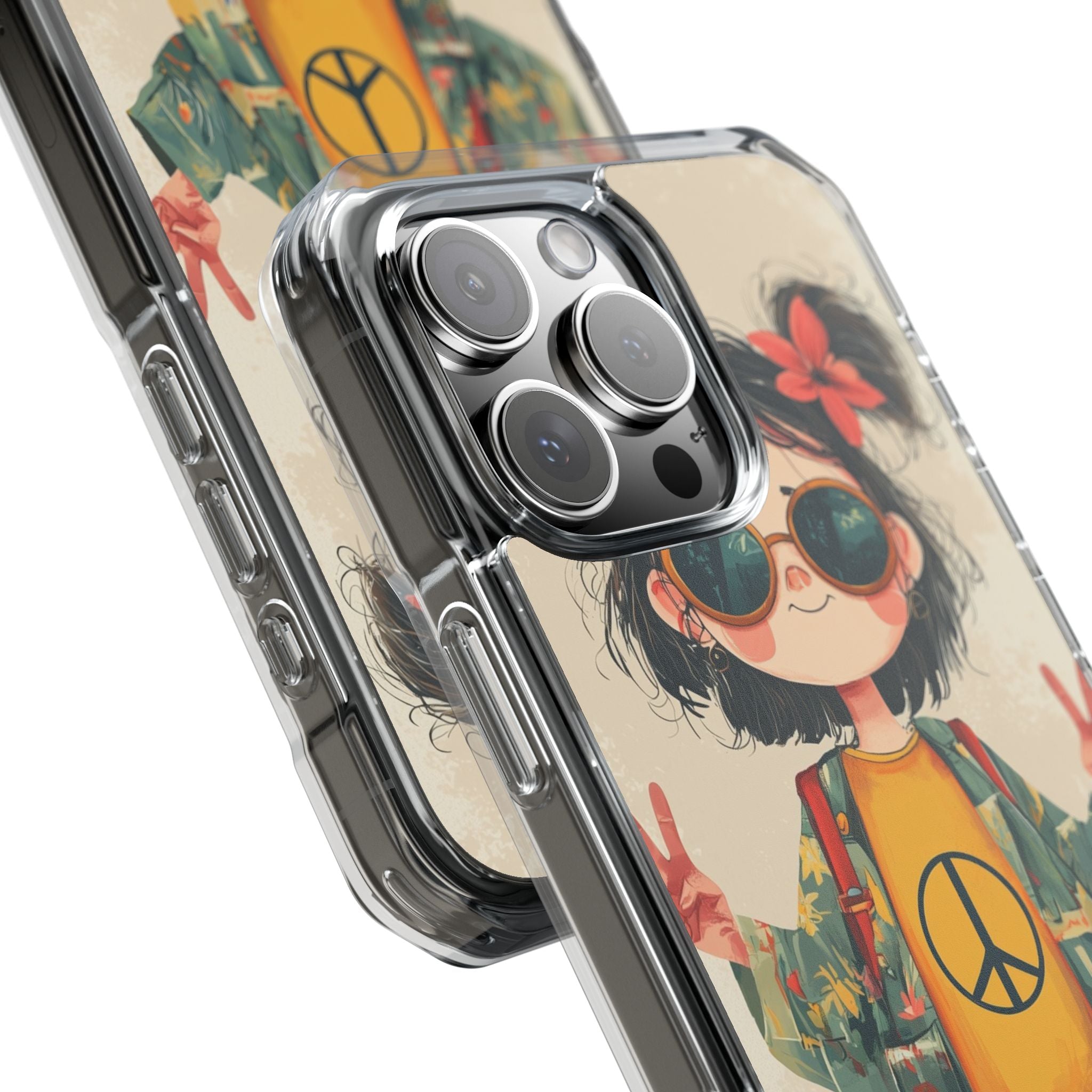 Peace Pigtails iPhone 16 Pro Max Case - Impact