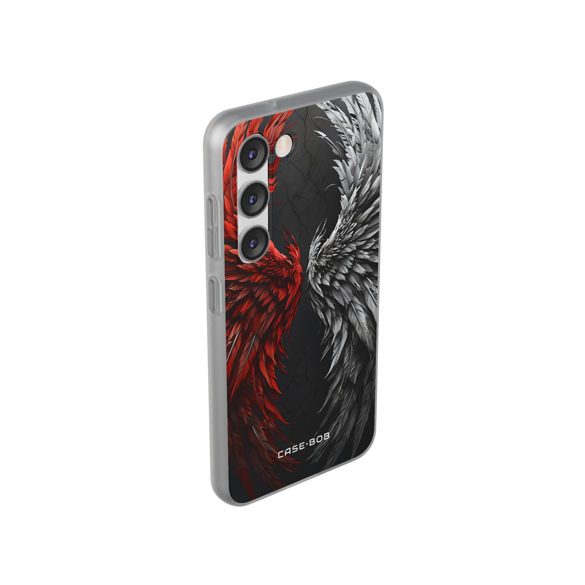 Crimson White Wings Samsung S23 Case - Soft