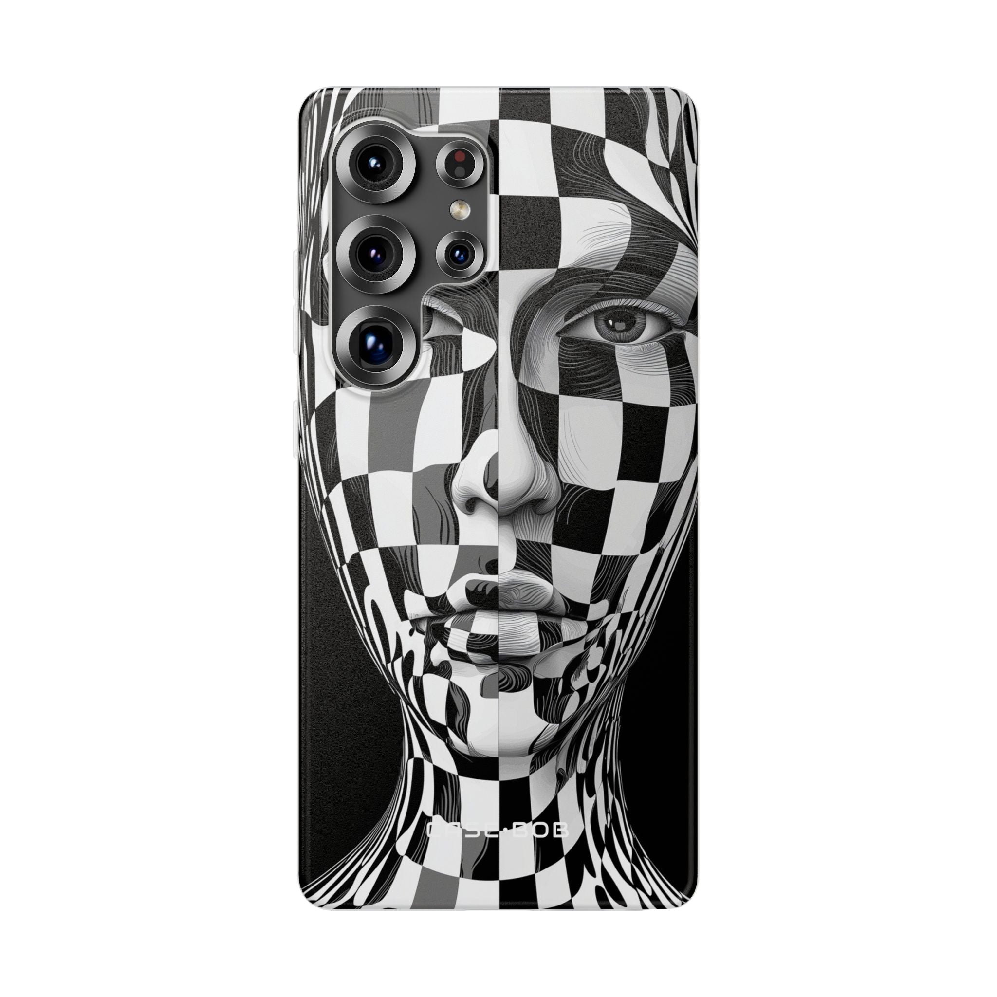 Checkered Face Samsung S25 Ultra Case - Soft