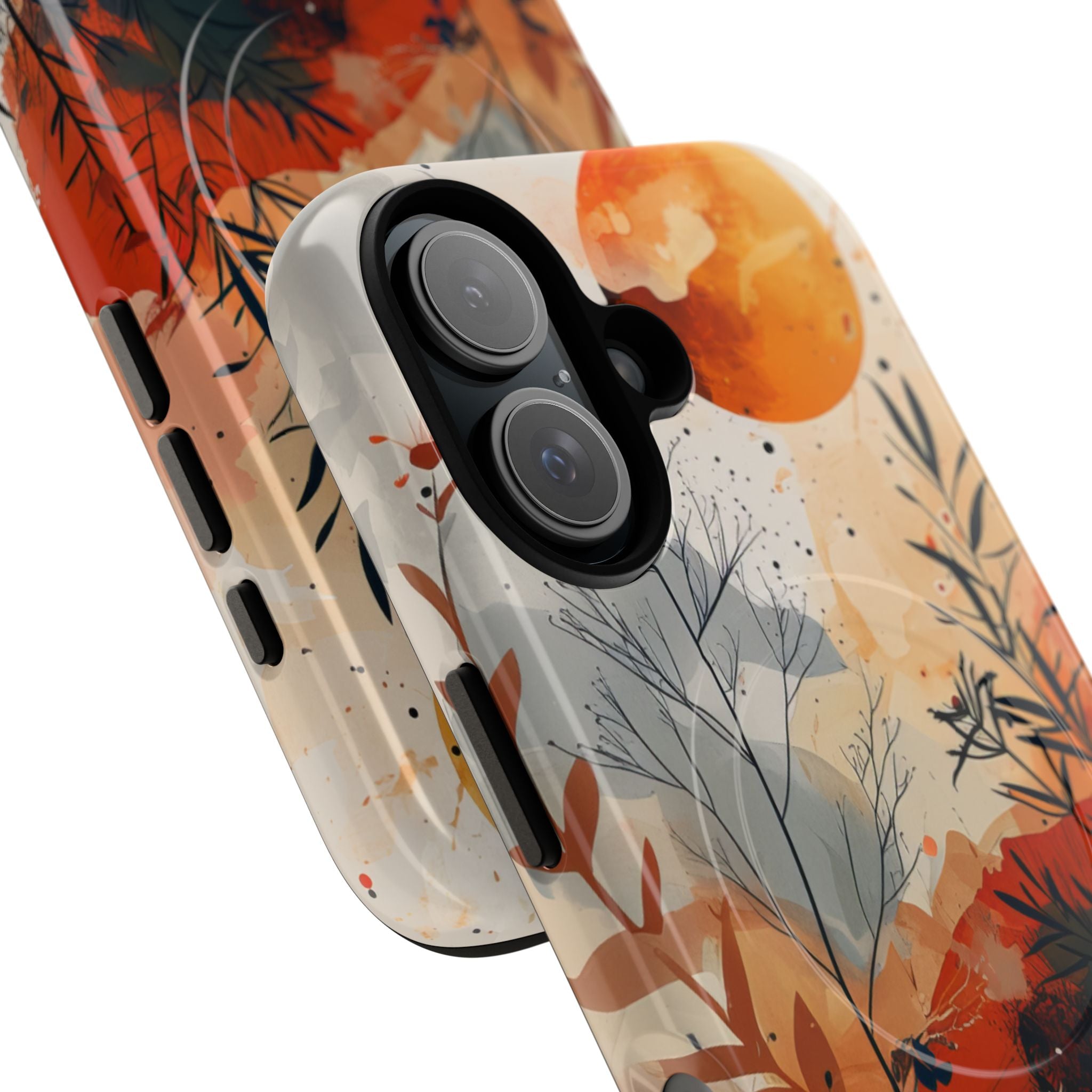 Orange Solstice iPhone 16 Case - Tough+