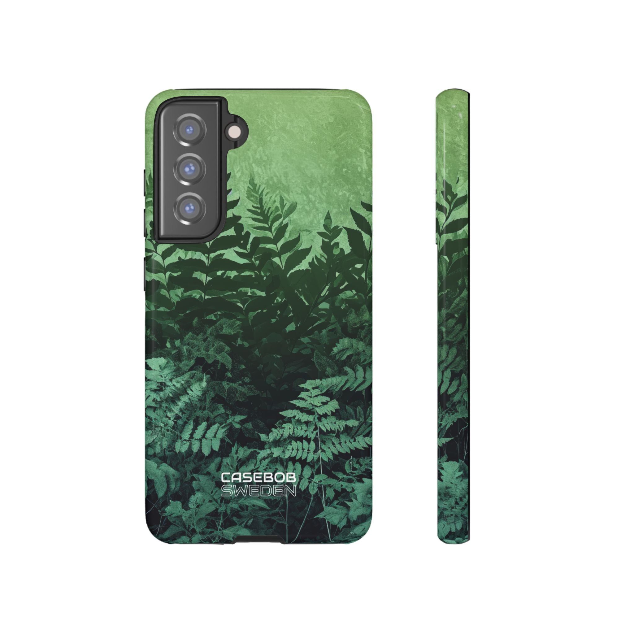 Siluetas de helechos verdes Samsung S21 - Tough