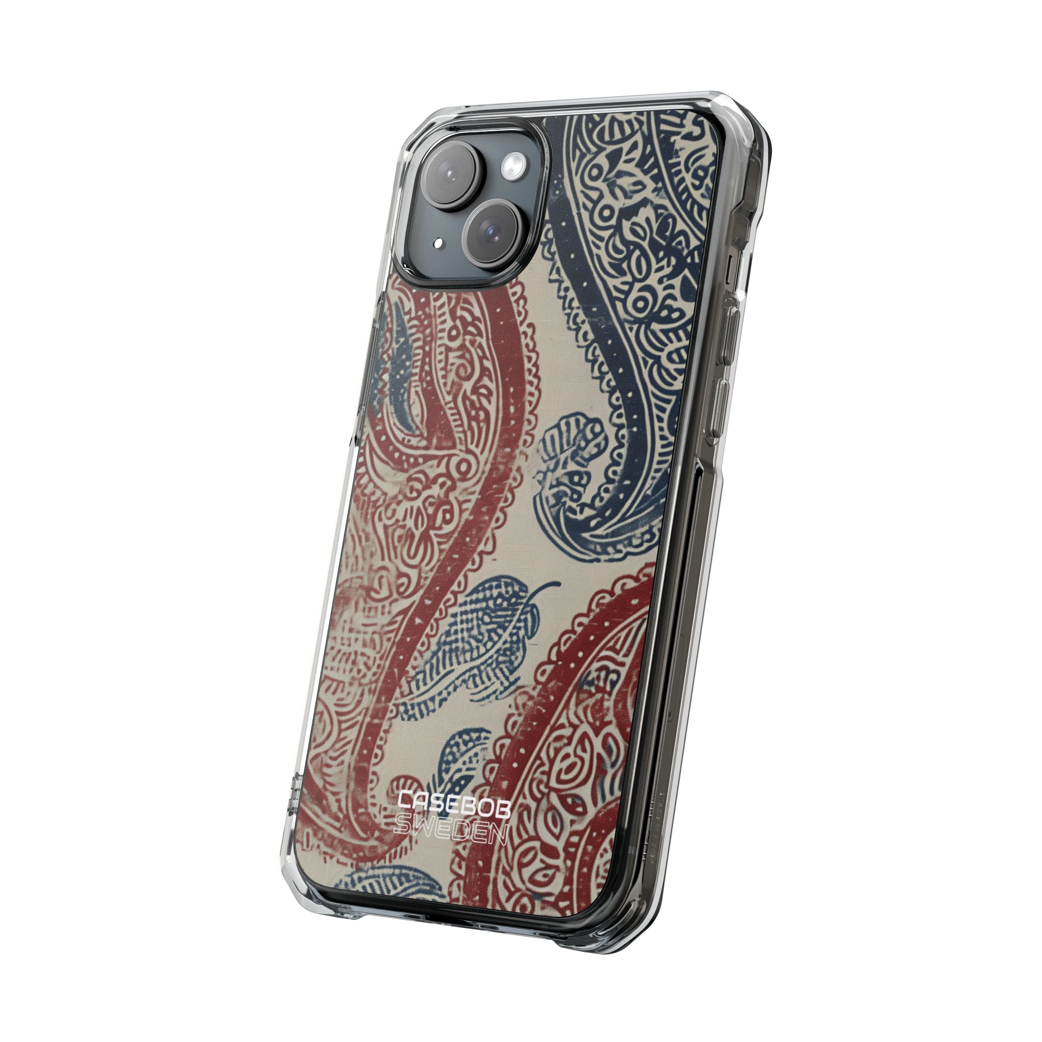 Ornate Paisley Swirl iPhone 15 - Impact Clear+