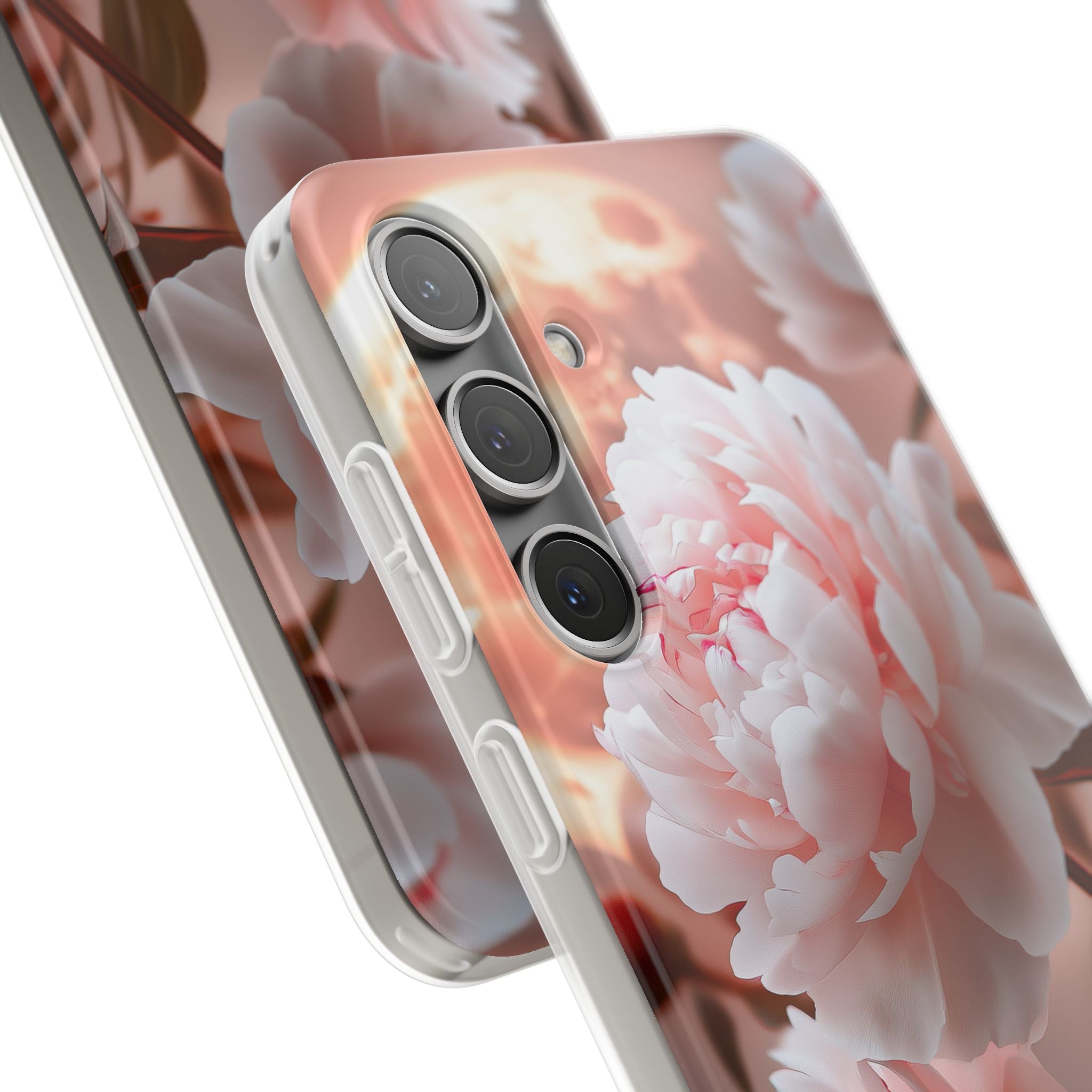 Peony Moonlight Samsung S24 Plus Case - Soft