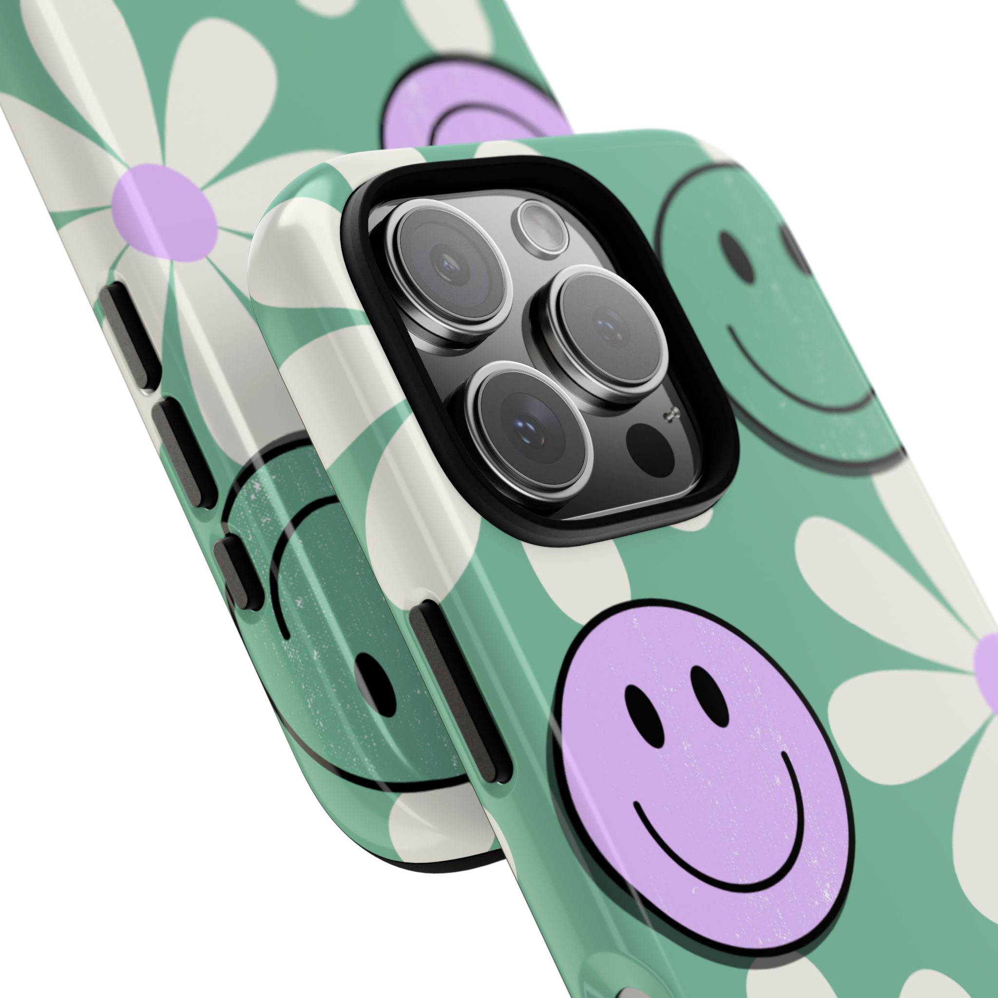 Smiley Bloom iPhone 16 Pro Case - Tough
