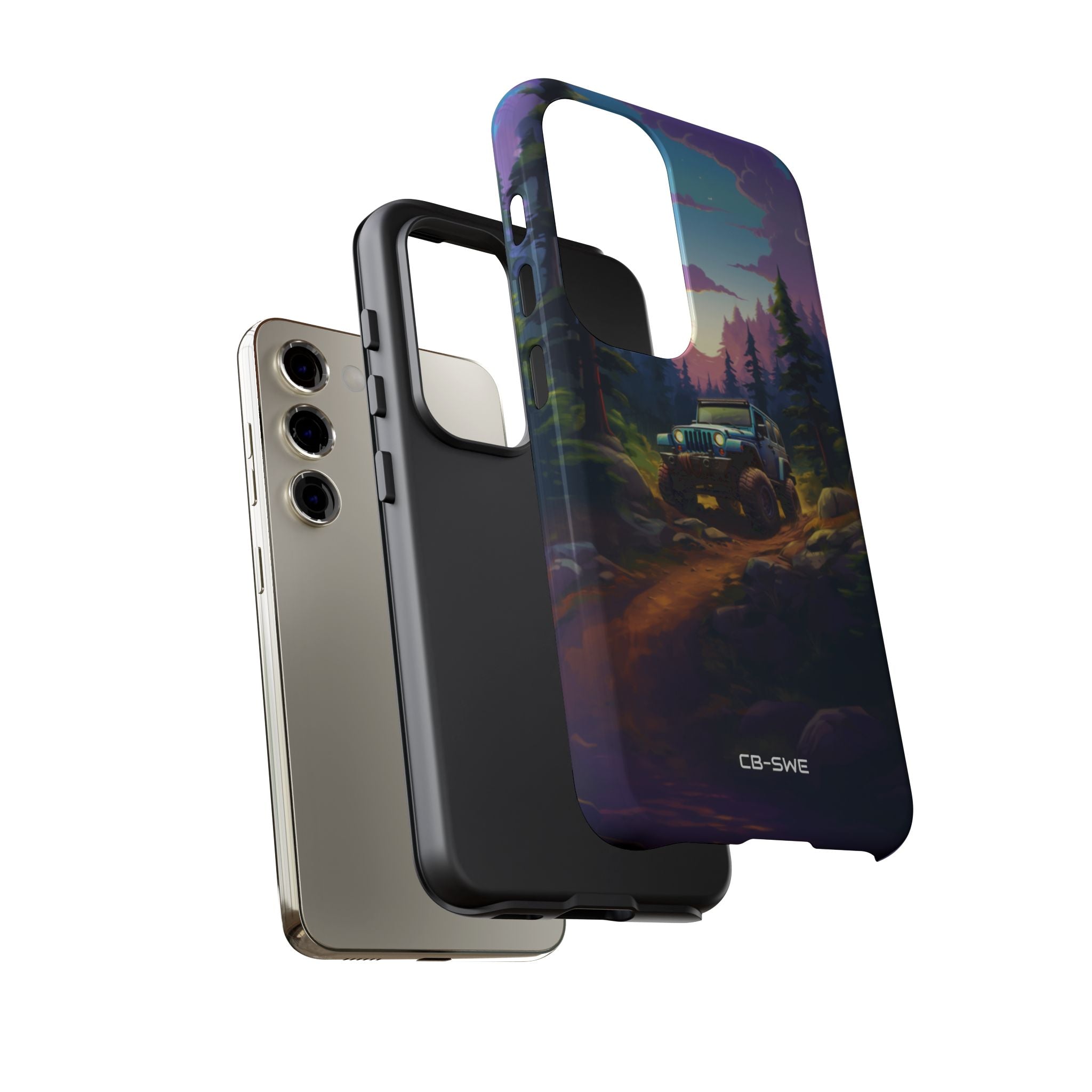 Sunset Forest Drive - Samsung Case