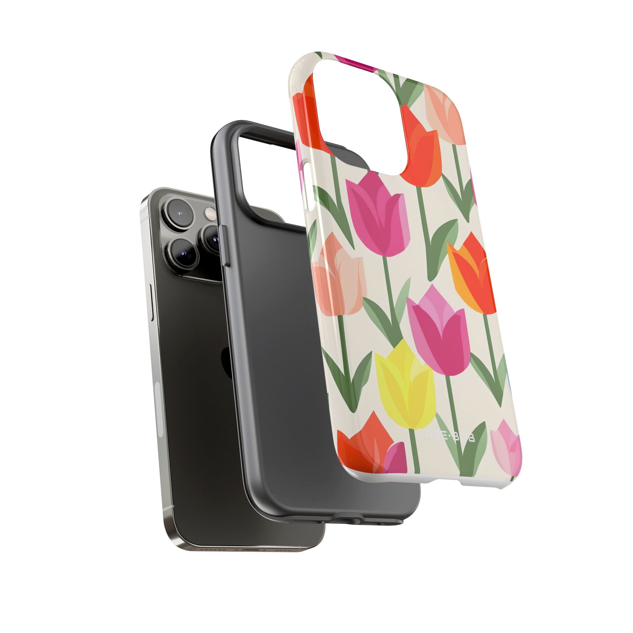 Tulip Harmony Green iPhone 14 Pro Max Case - Tough