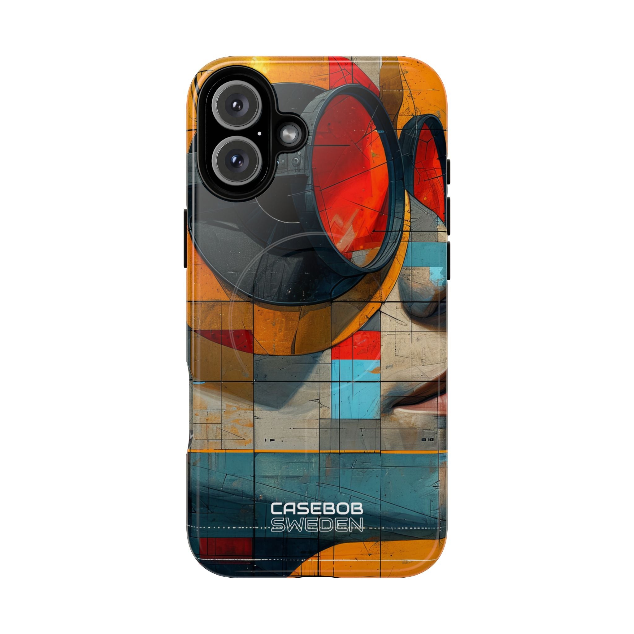 Futuristic Cubist Visions iPhone 16 - Tough+