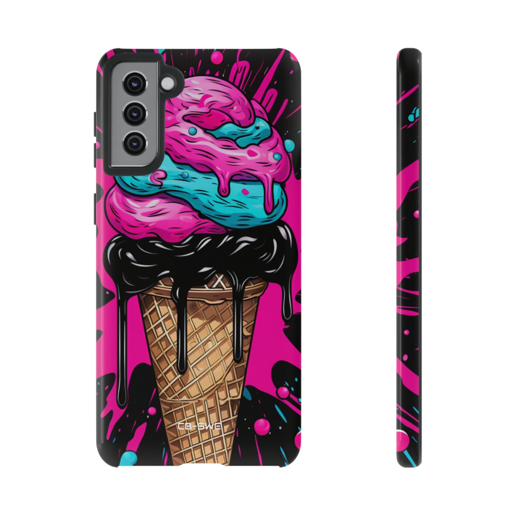 Neon Ice Cream Burst - Samsung Case