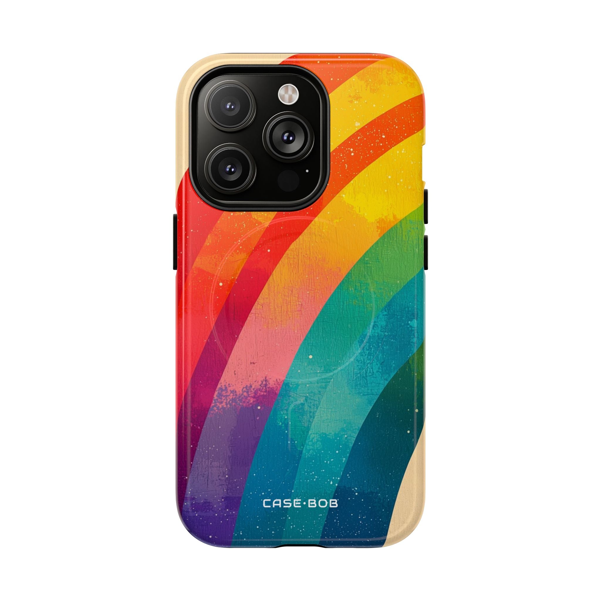 Textured Rainbow Arc iPhone 14 Pro Case - Tough+