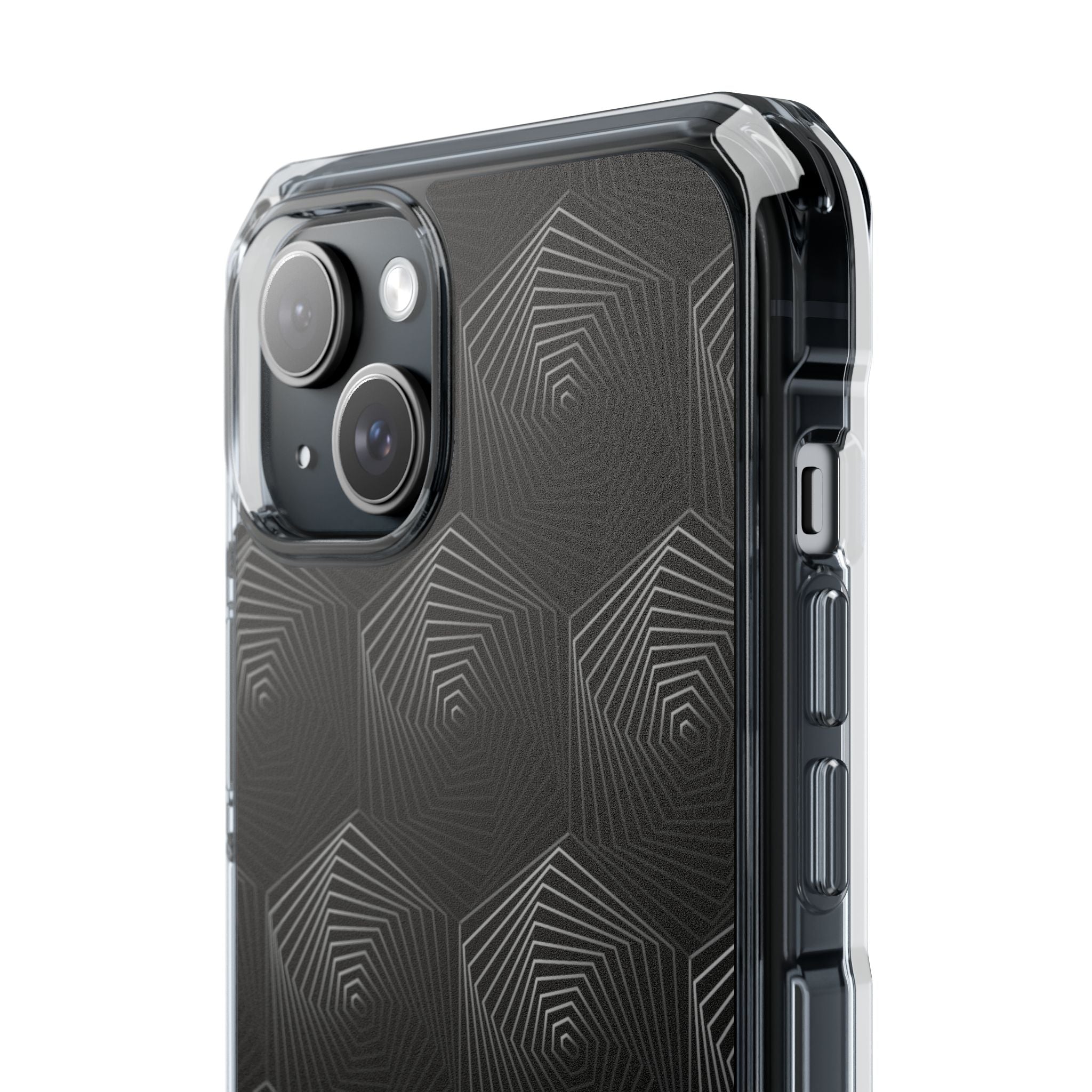 Geometric Spiral Illusion iPhone Case - Impact