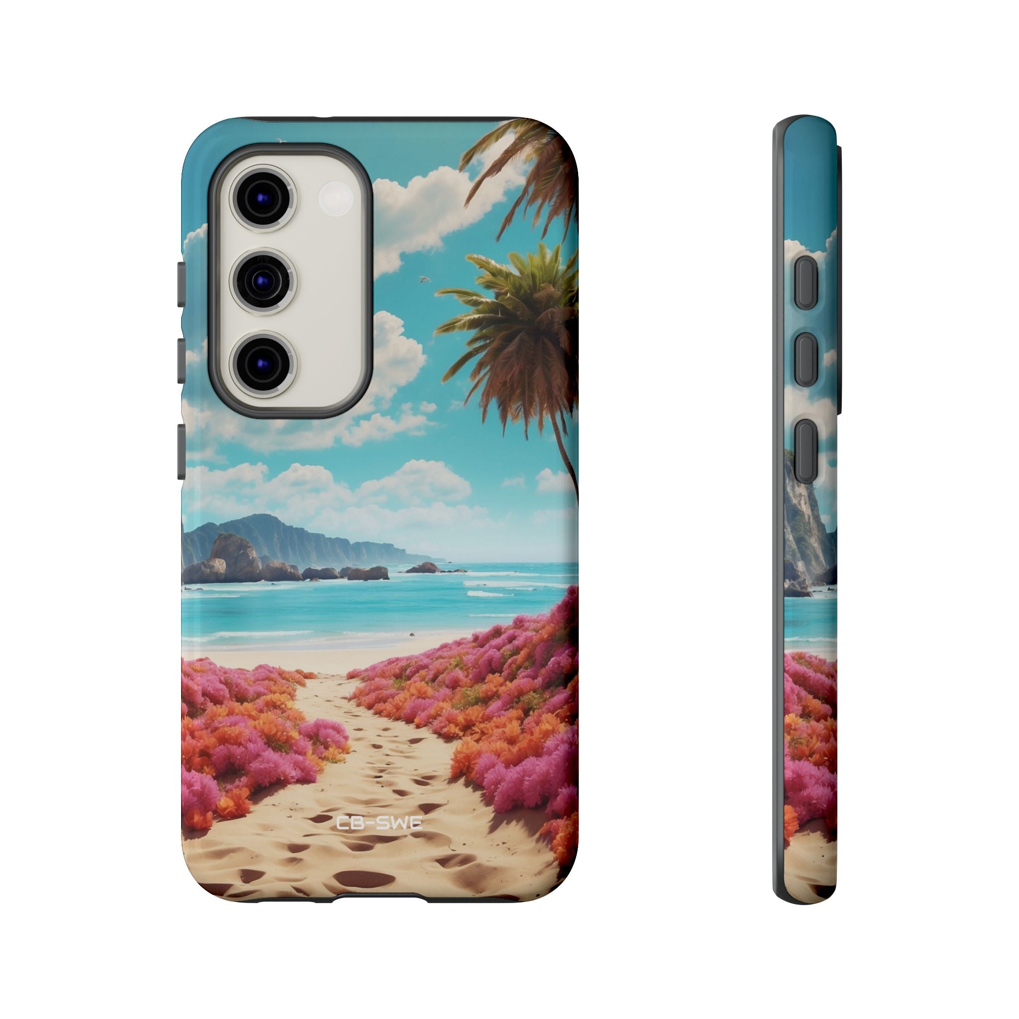 Tropical Flowers Frame - Samsung Case