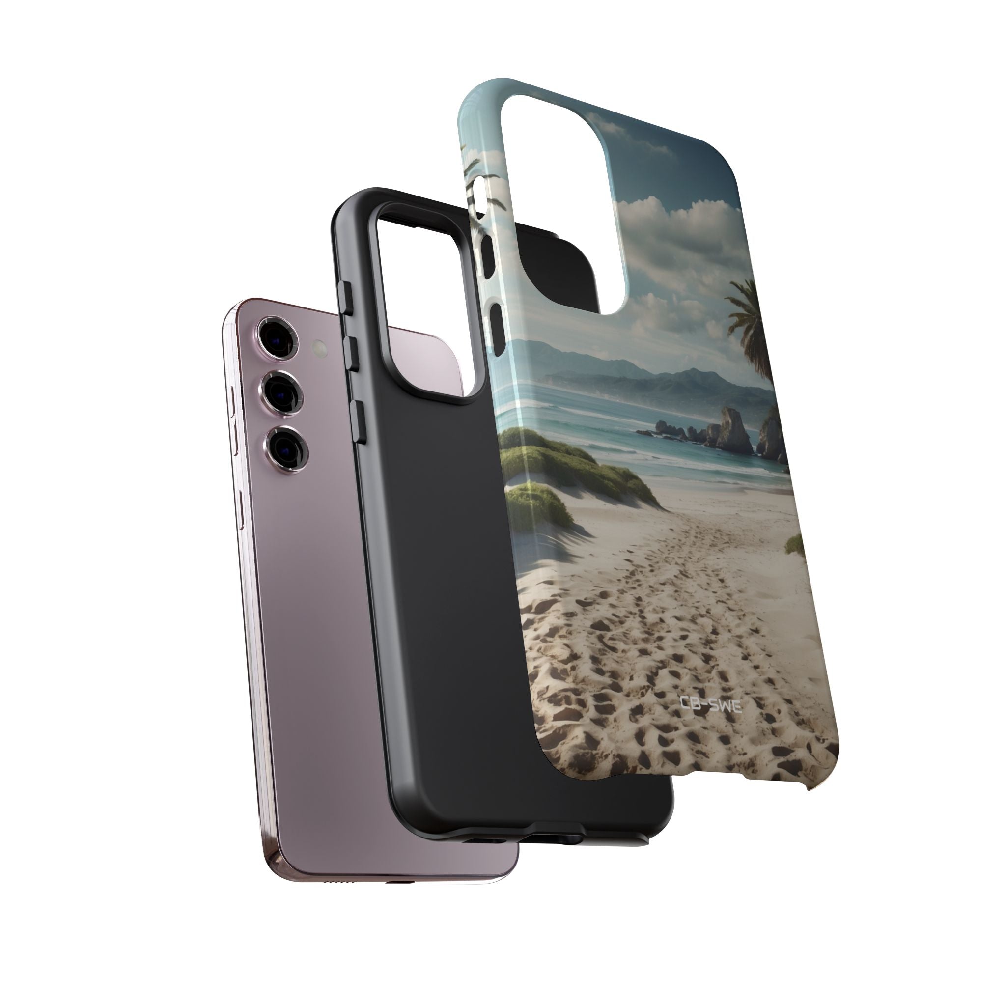 Footprints Trace Sand - Samsung Case