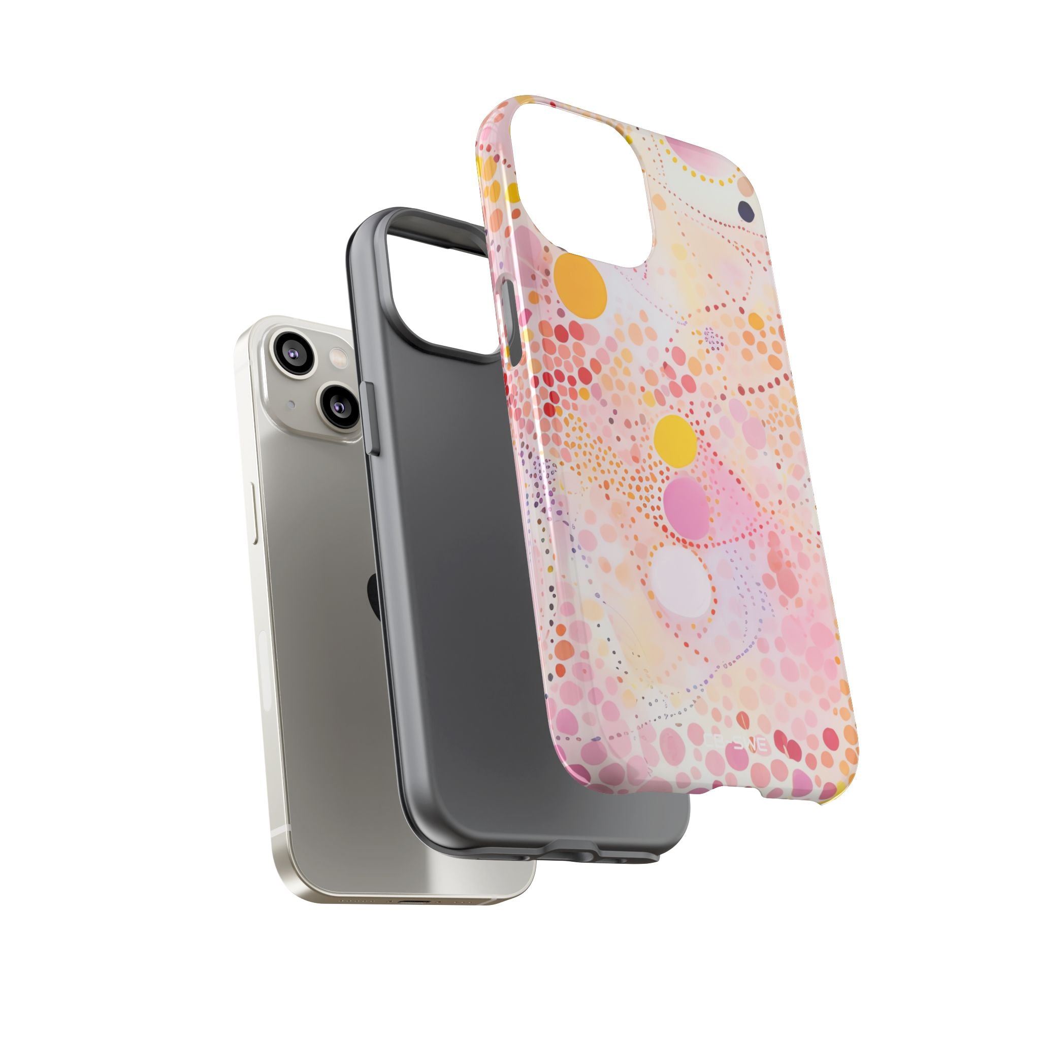 Bubbles Dance Light - iPhone Case