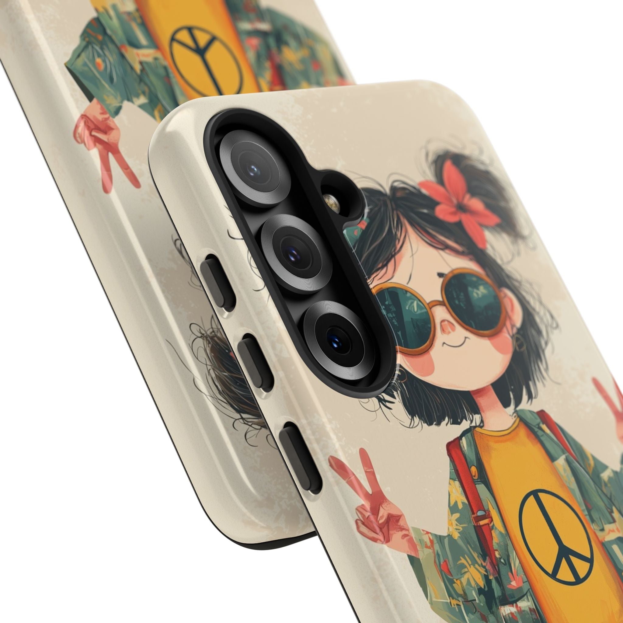 Peace Pigtails Samsung S25 Plus Case - Tough