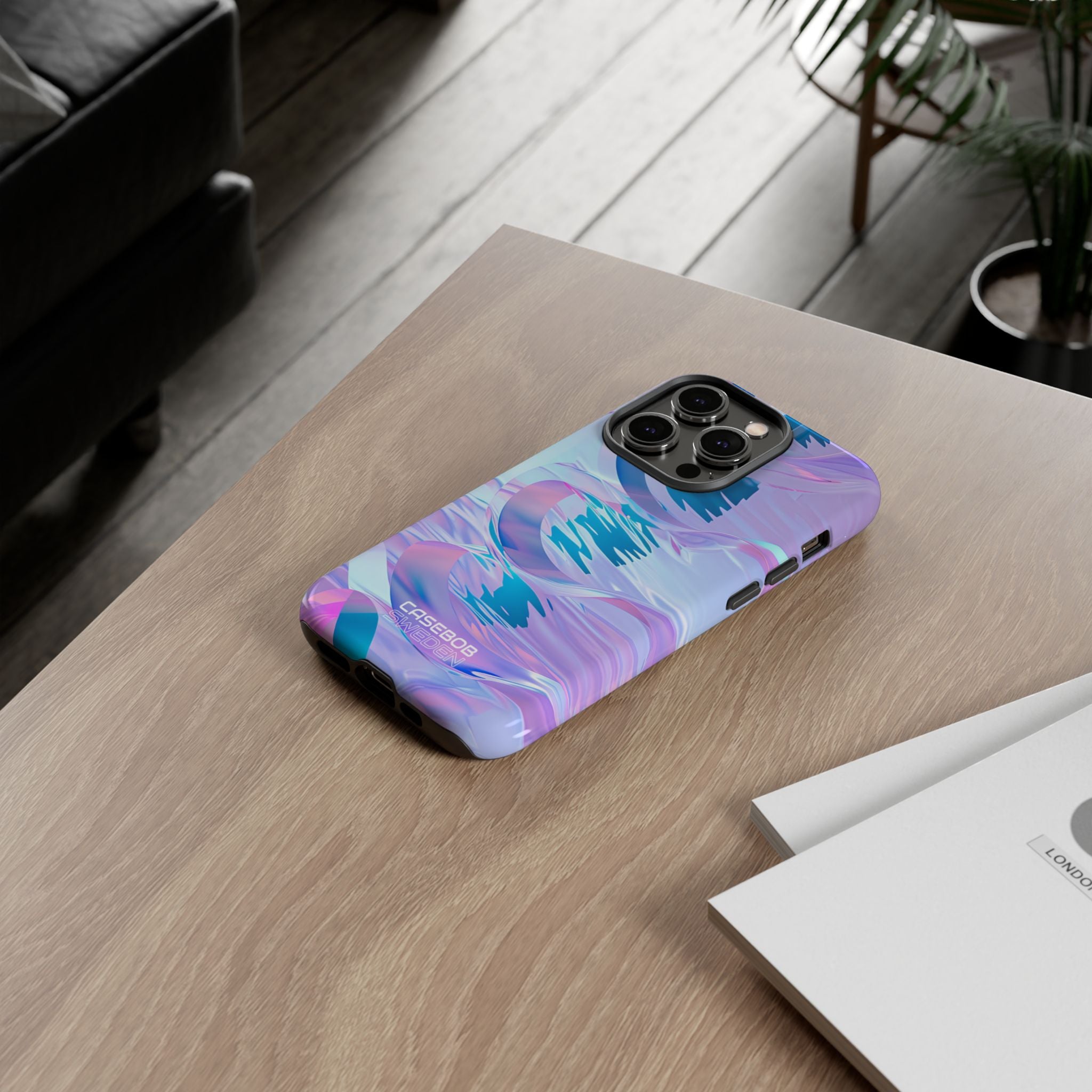 Iridescerende Stromende Golven iPhone 14 - Tough