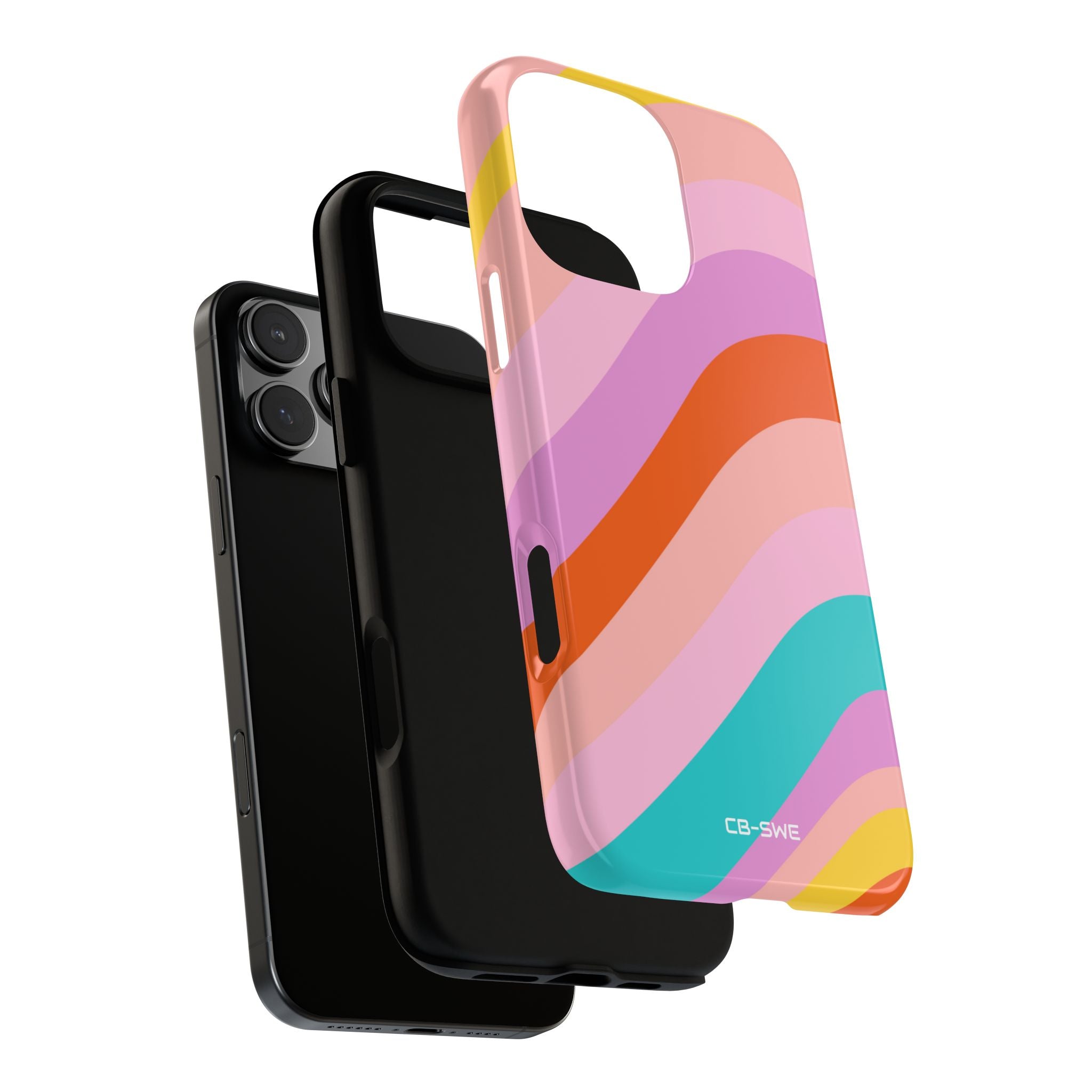 Fluid Color Waves - iPhone Case