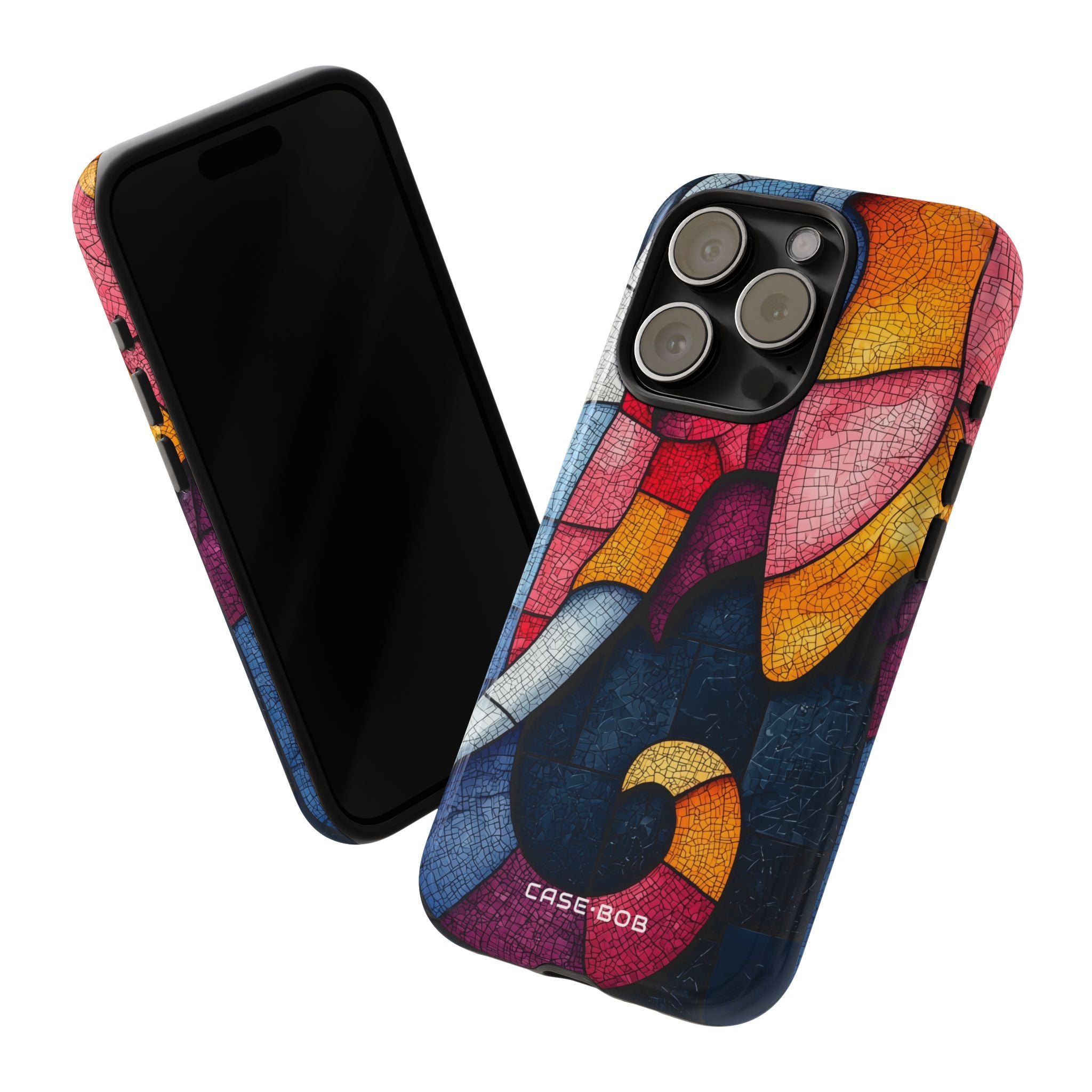 Elephant Mosaic iPhone 15 Pro Case - Tough