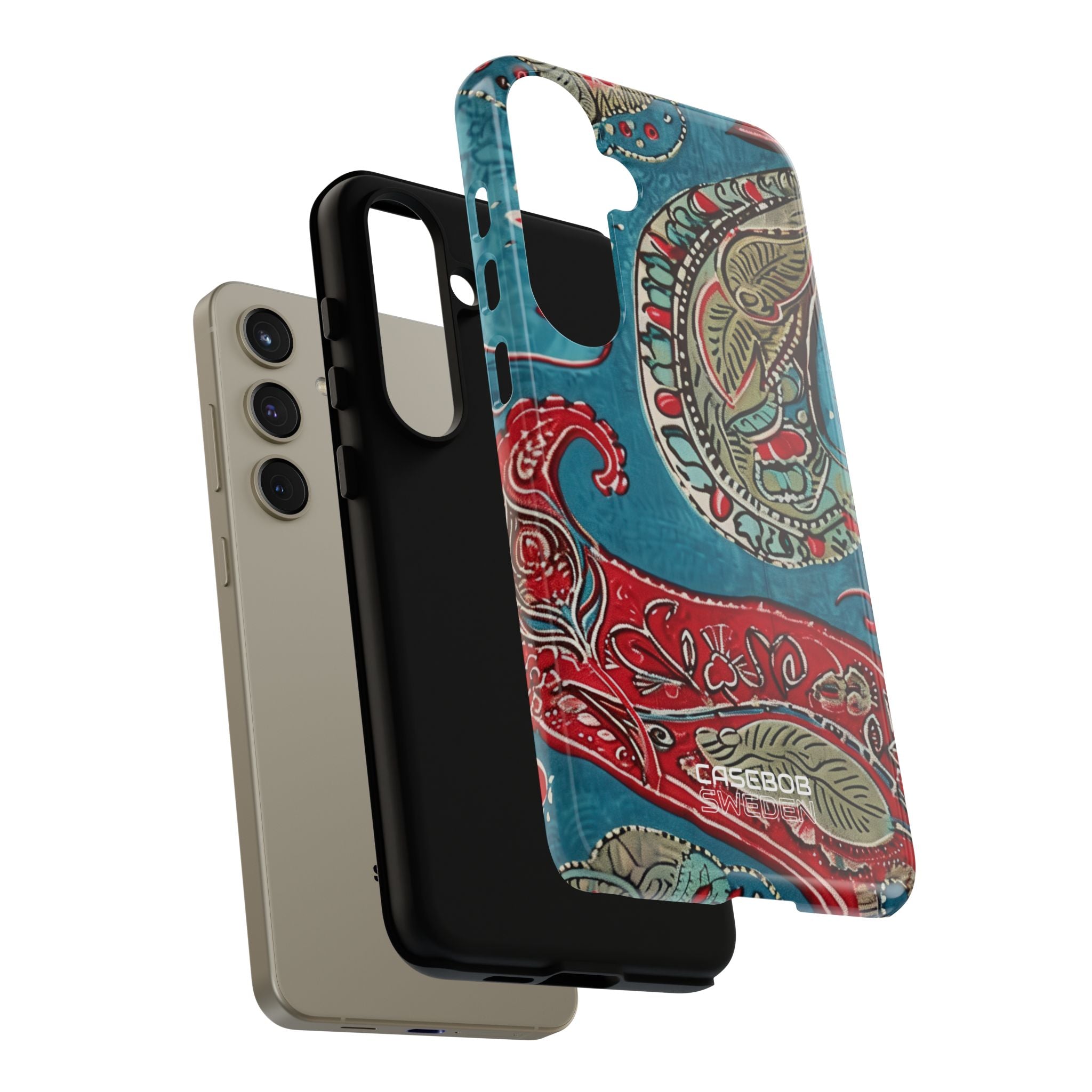 Paisley Floral Fusion Samsung S24 - Tough