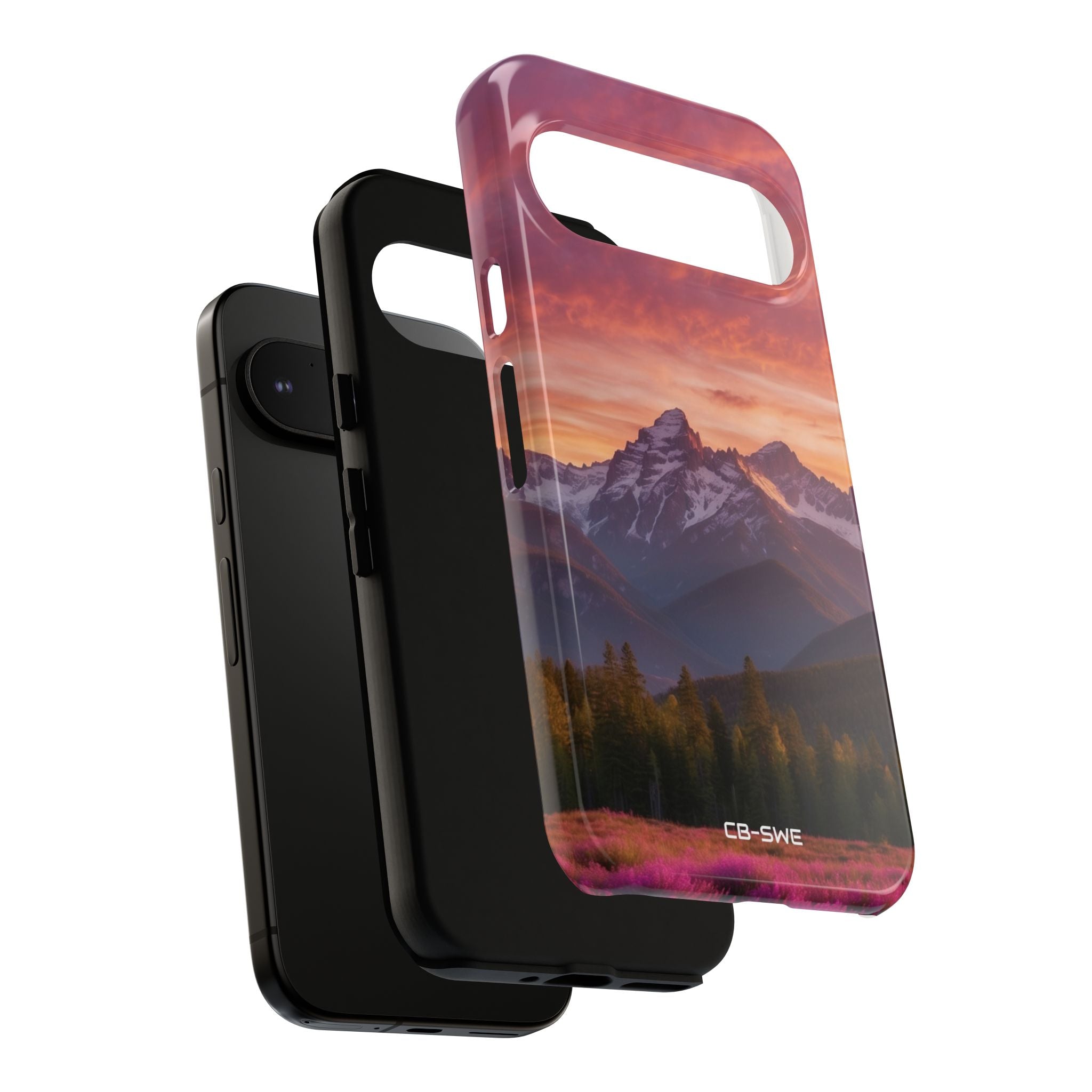 Mountain Peaks Glow - Google Pixel Case