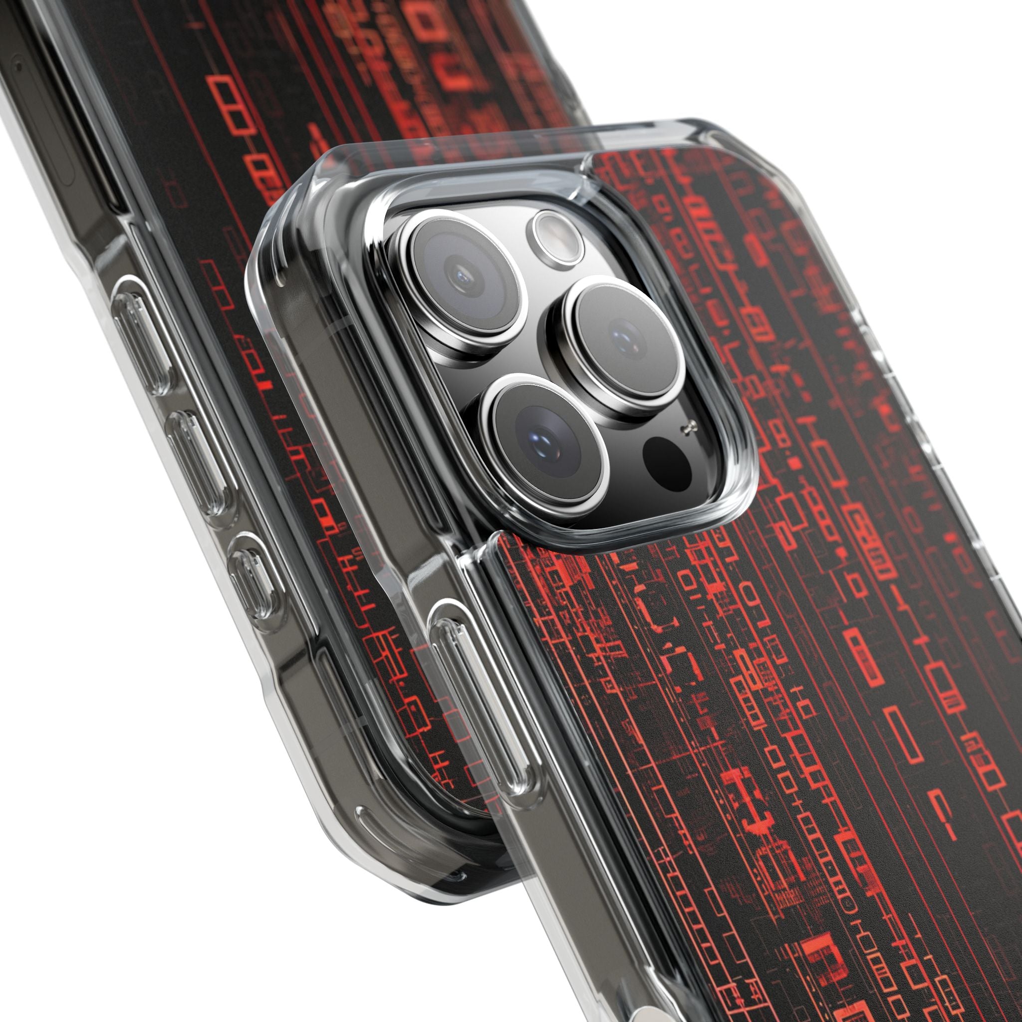 Neon Circuit Dreams iPhone 16 - Impact Clear+