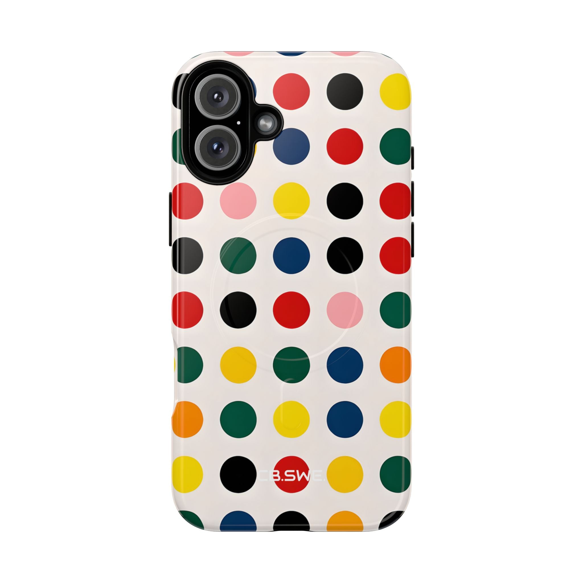 Colorful Circle Grid iPhone 16 - Tough+