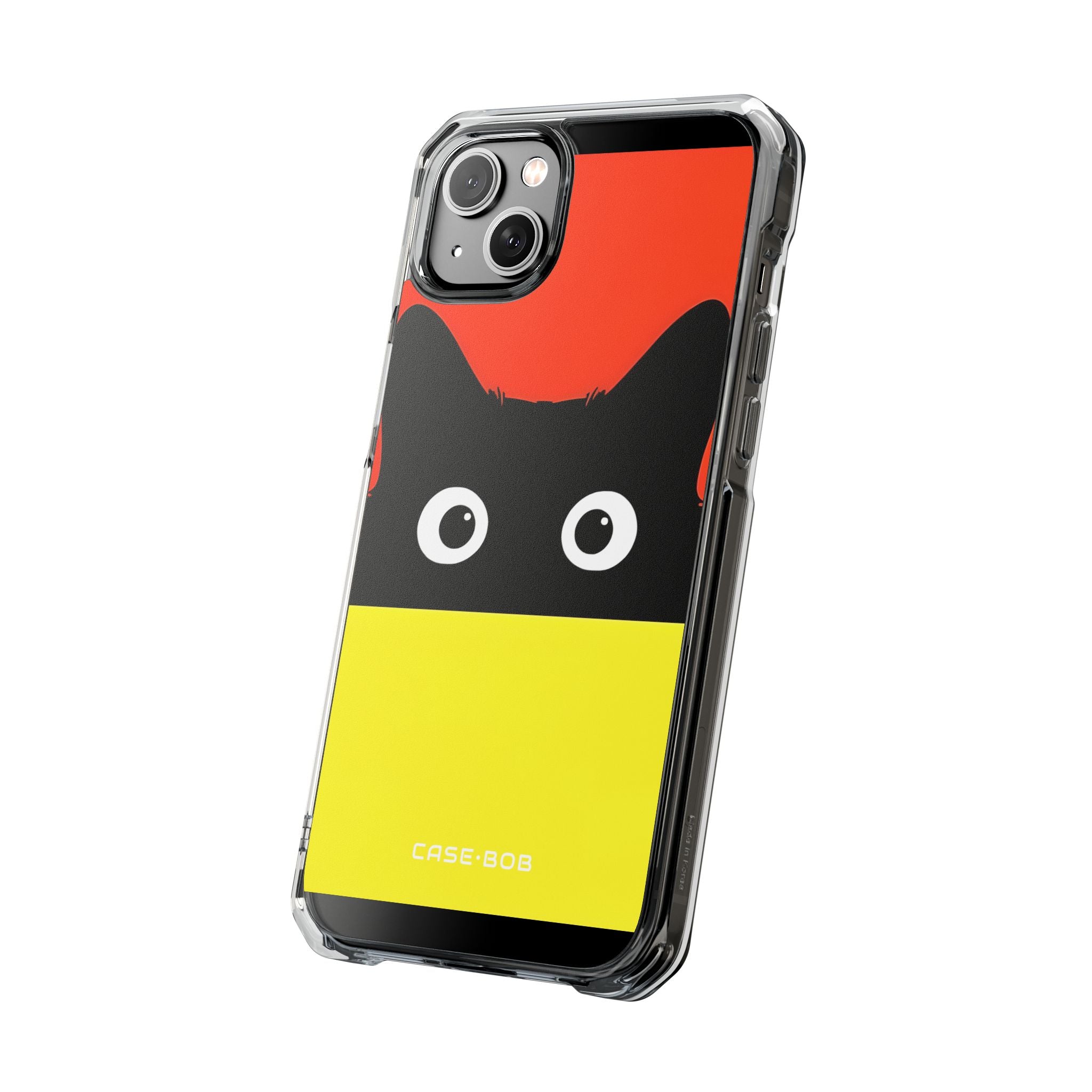 Peekaboo Cat Crimson iPhone 14 Plus Case - Impact
