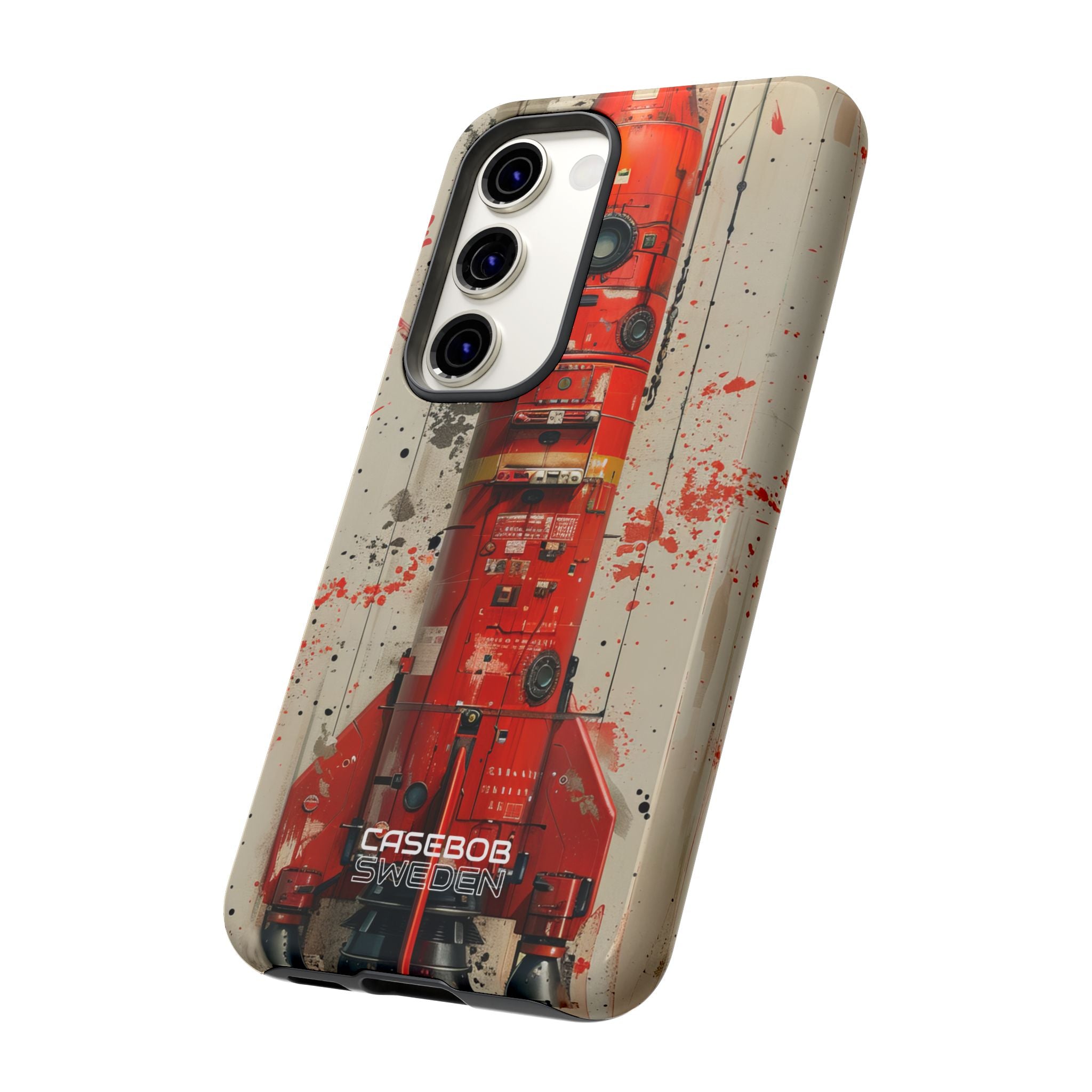 Crimson Rocket Burst Samsung S23 - Resistente