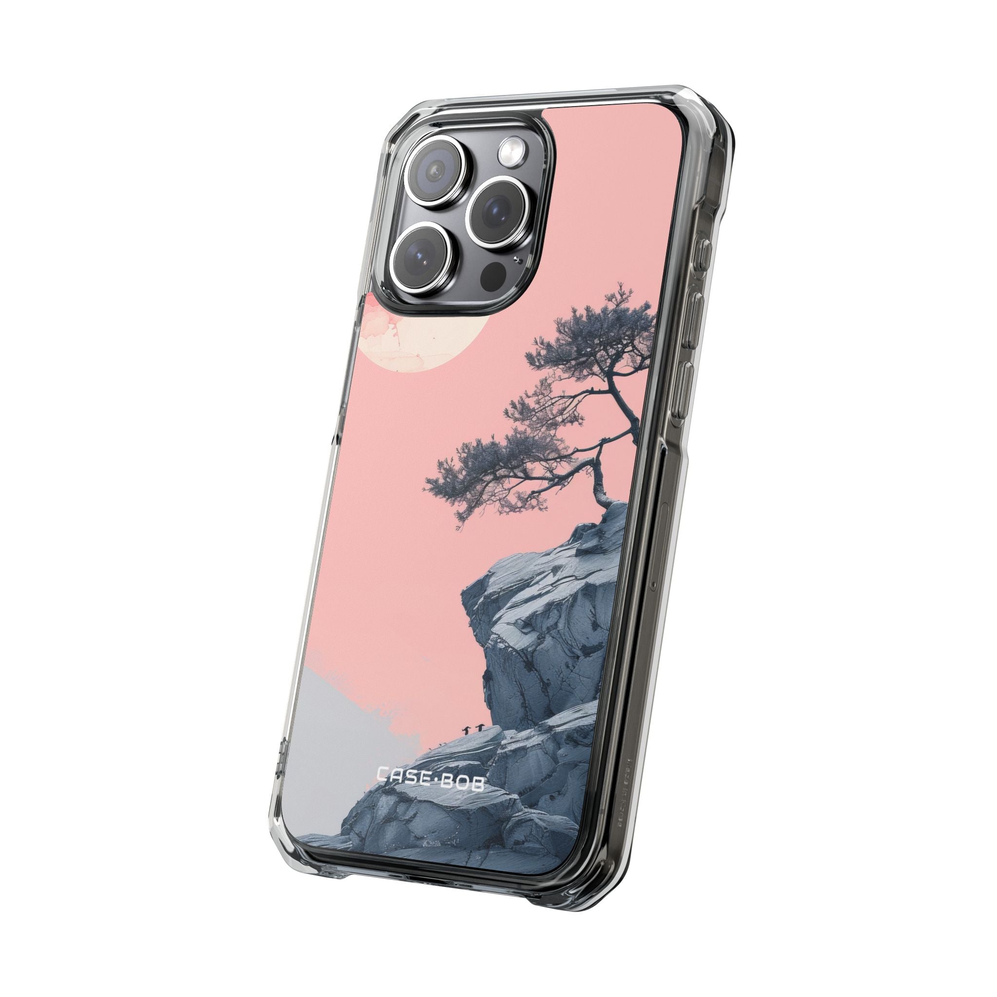 Crimson Moon Tree iPhone 15 Pro Max Case - Impact