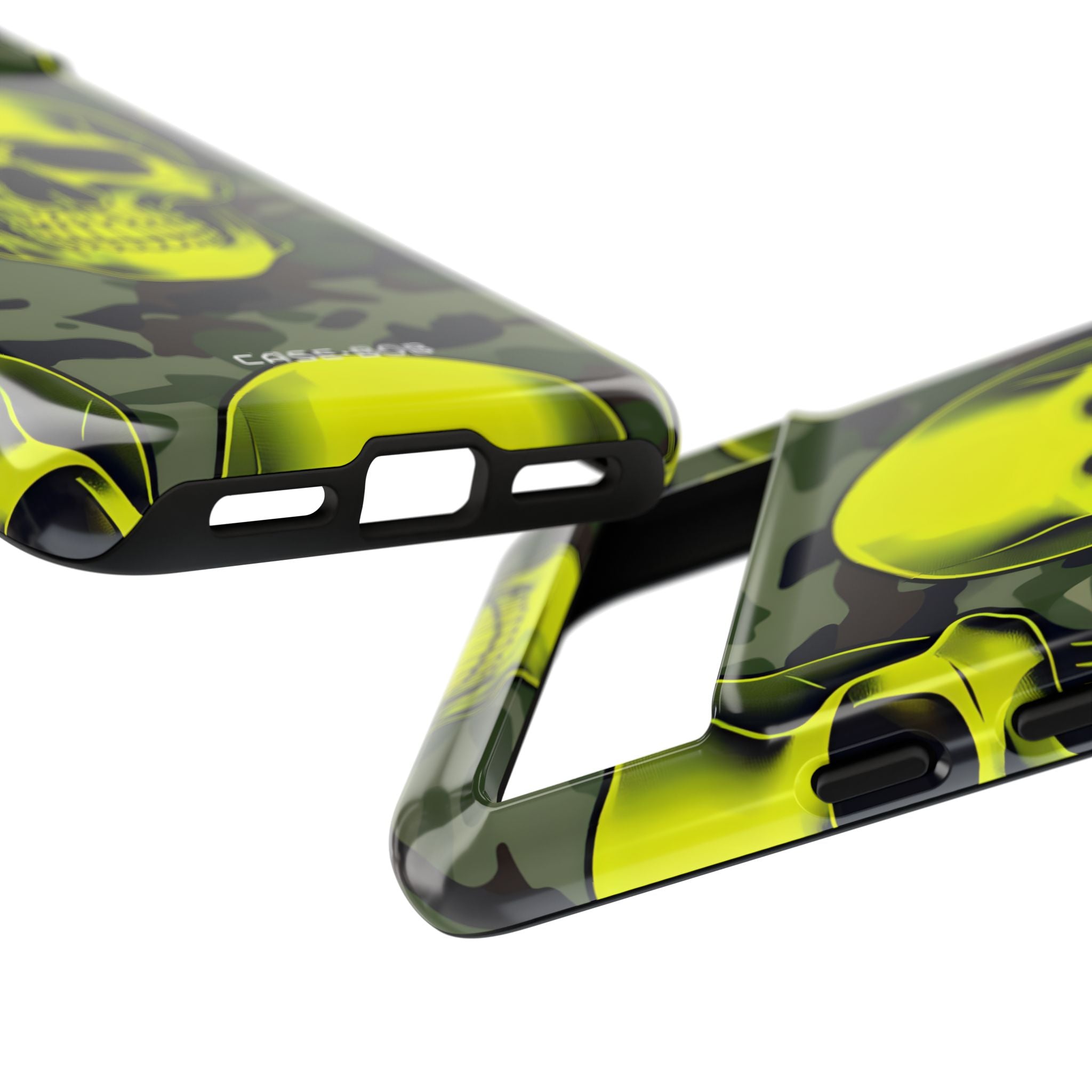 Neon Skull Camo Google Pixel 8 Case - Tough