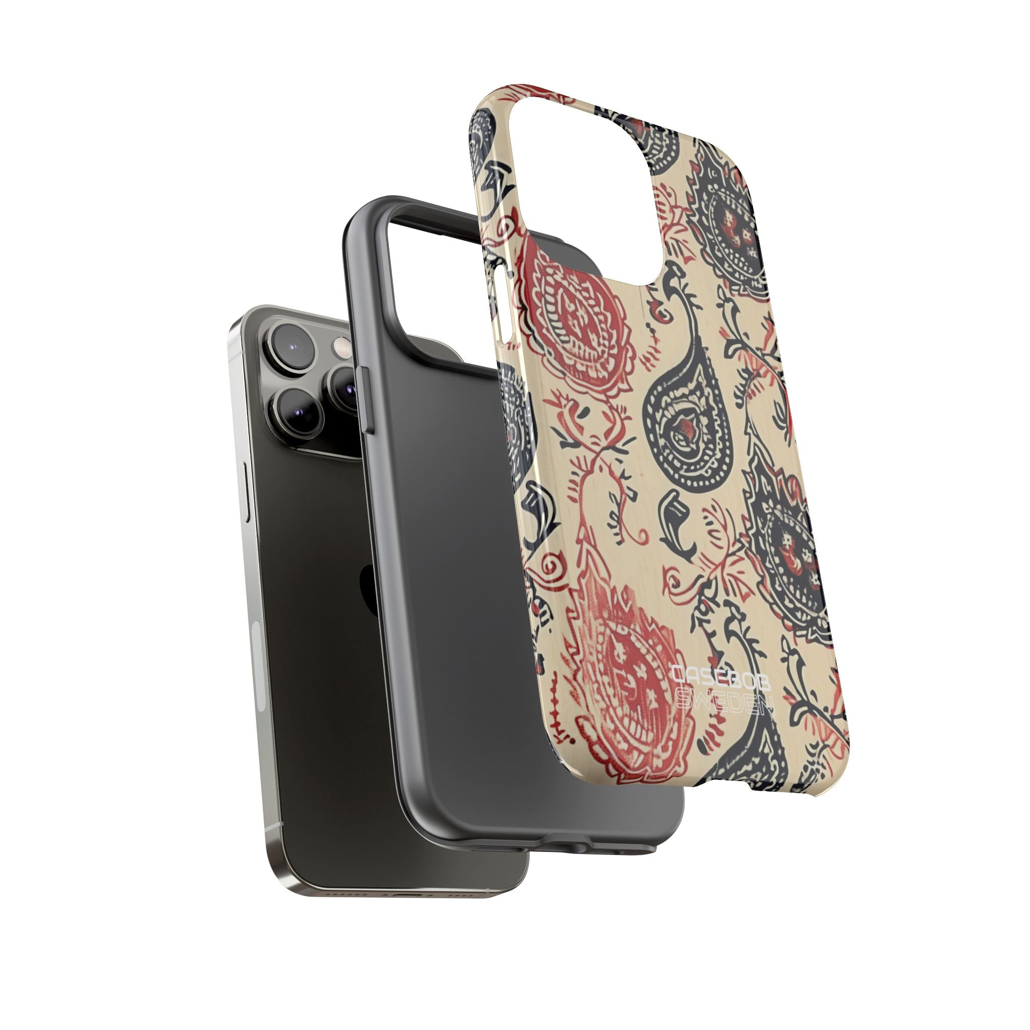 Tourbillon Paisley Marine iPhone 14 - Tough