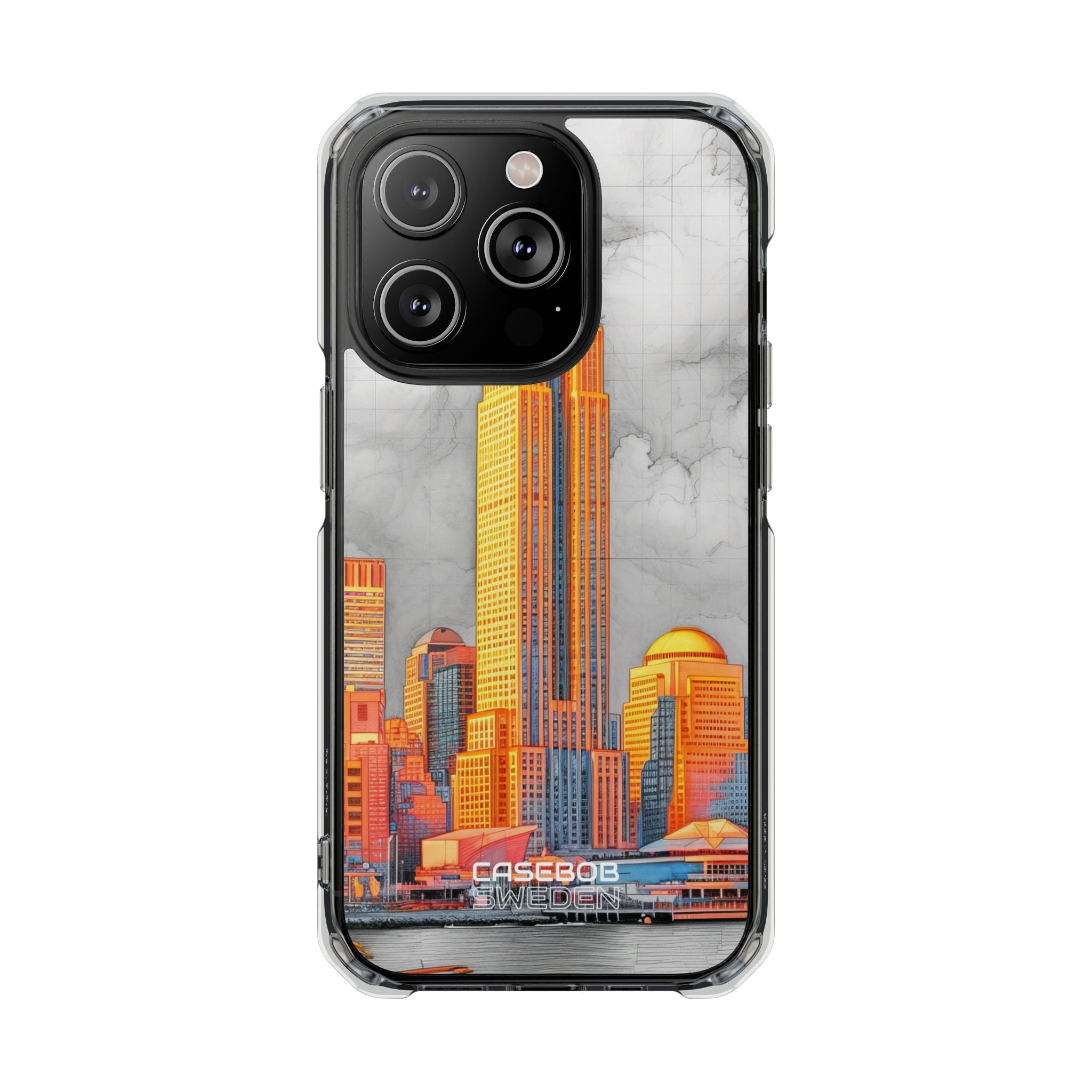 Vibrant City Skyline iPhone 14 - Impact Clear+