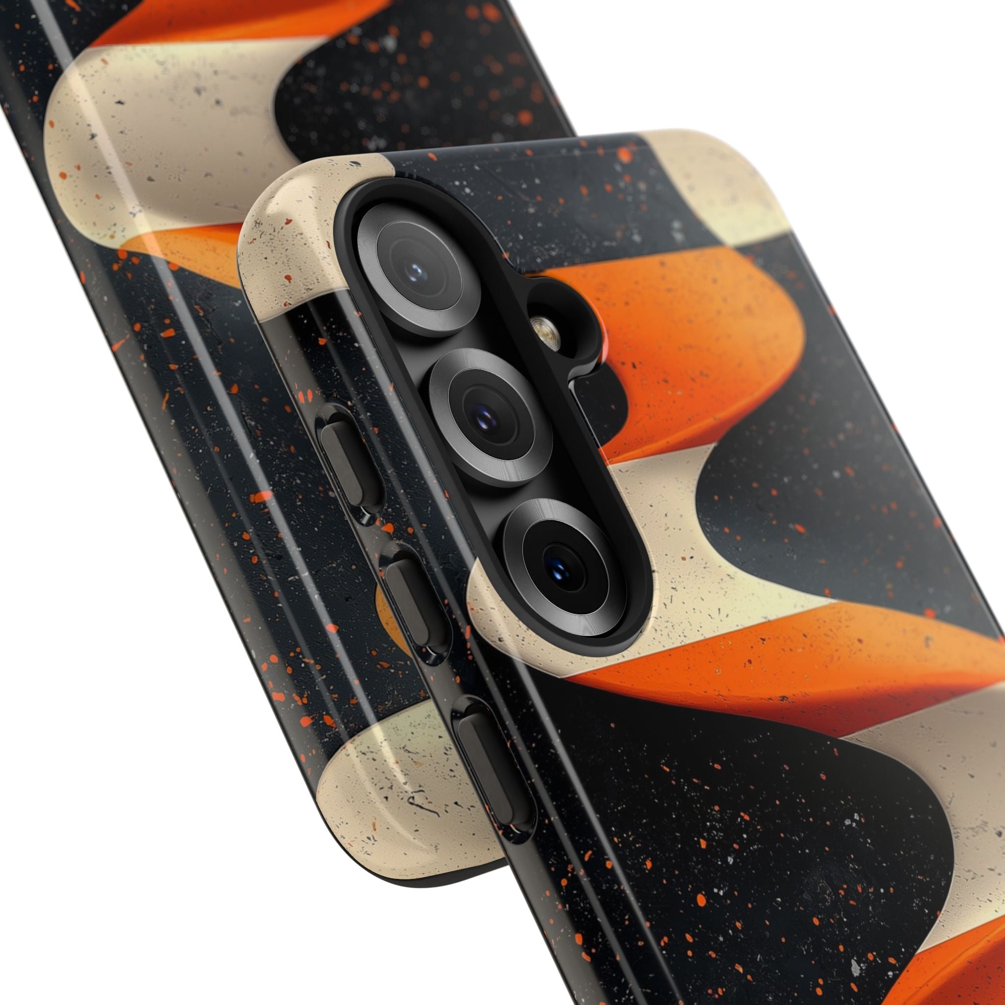 Orange Waves Flow - Samsung Case