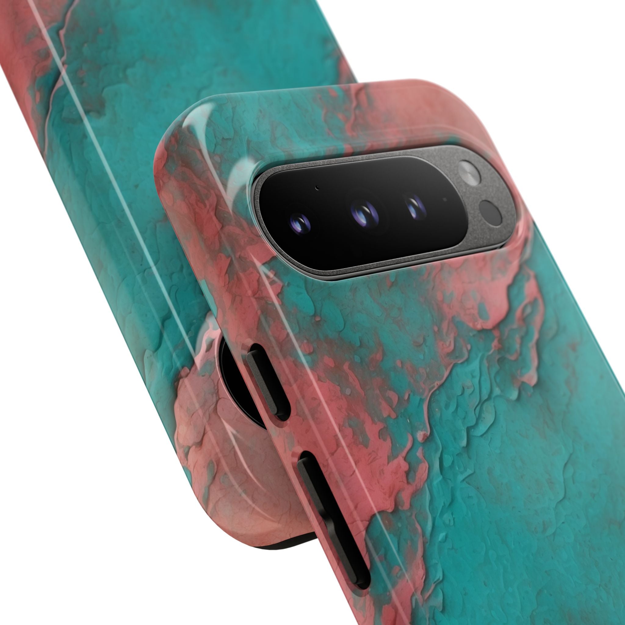 Turbulent Coral Flow - Google Pixel Case