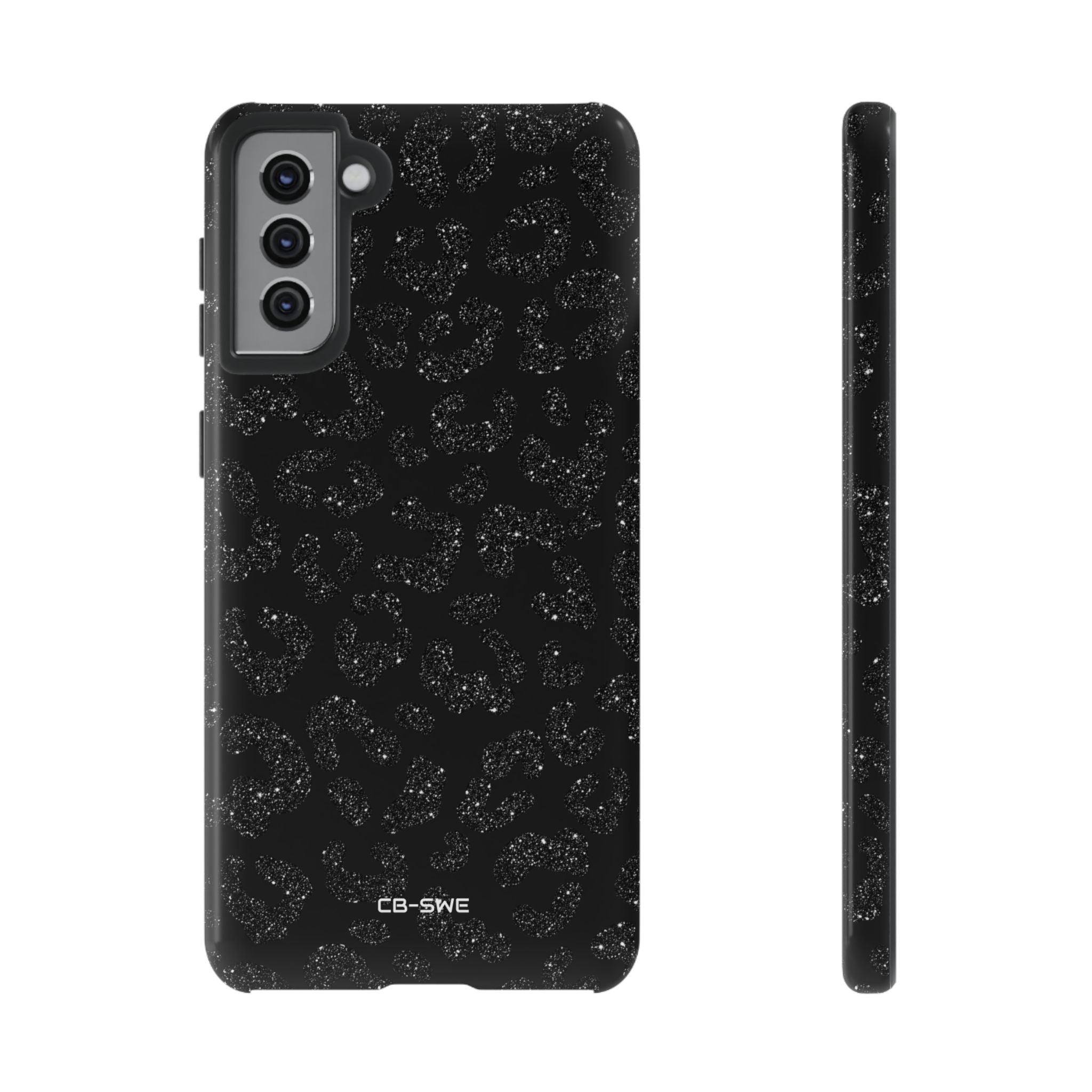 Glittery Leopard Elegance - Samsung Case