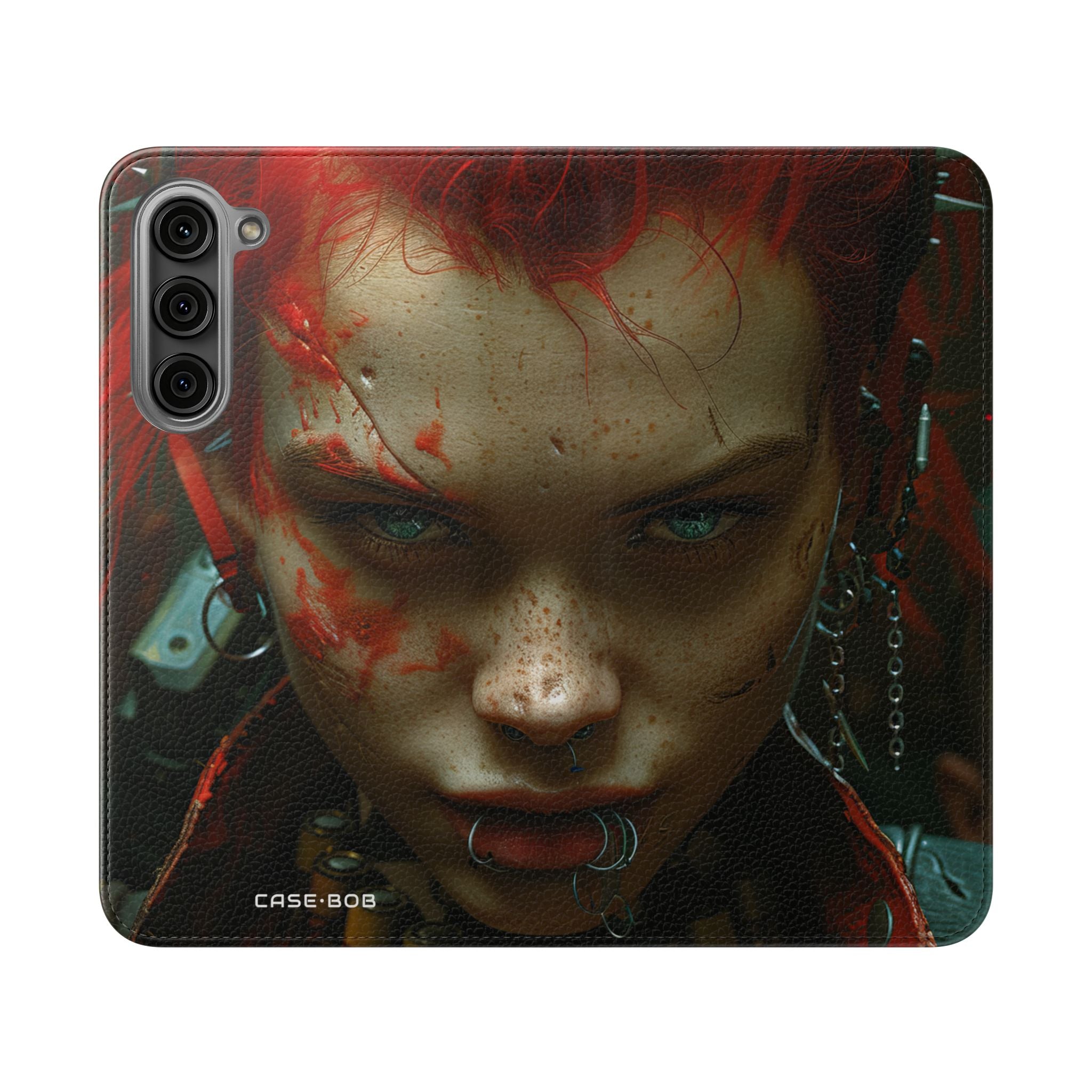 Scarlet Gaze - Samsung S23+ Case - Lompakkokotelo