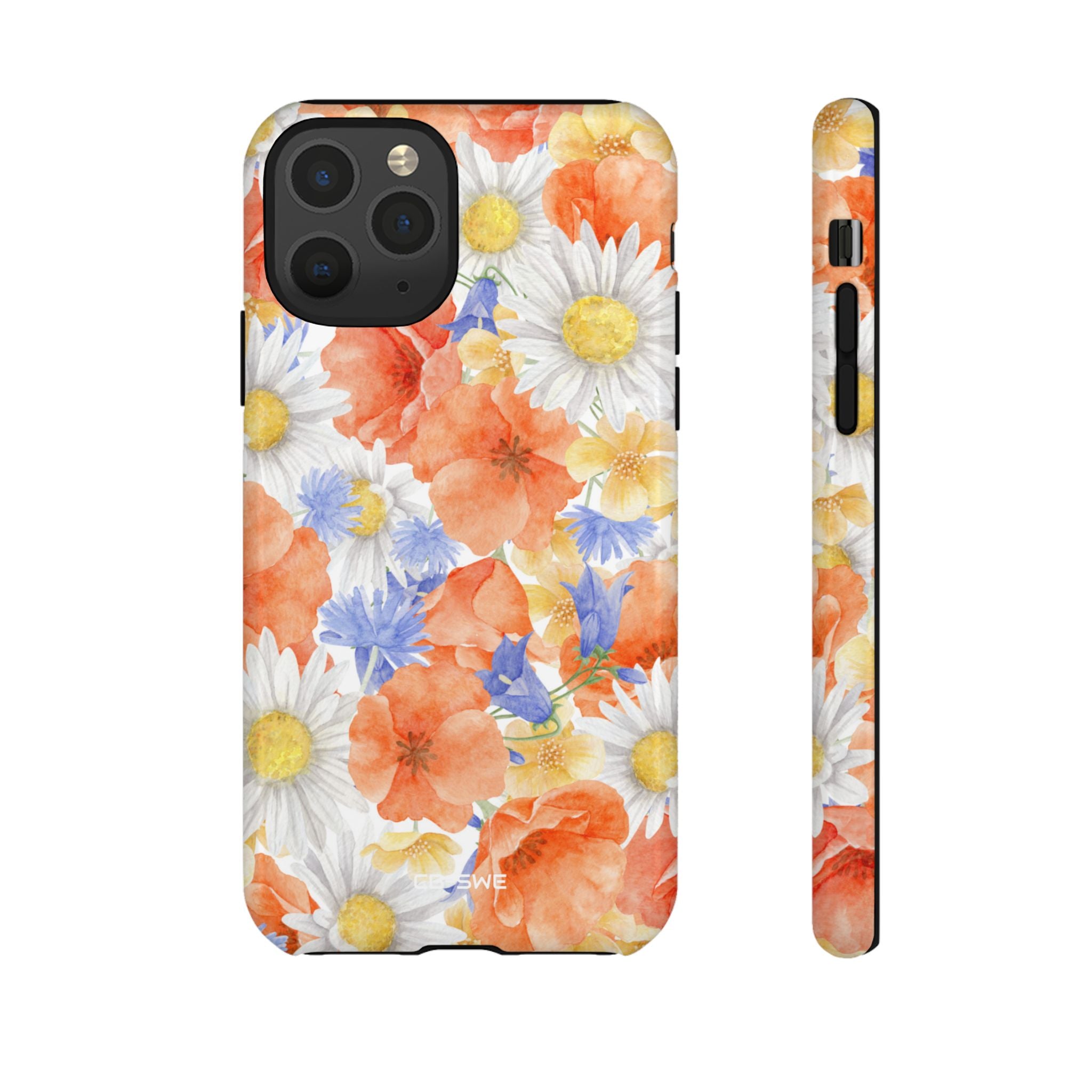 Watercolor Floral Harmony - iPhone Case