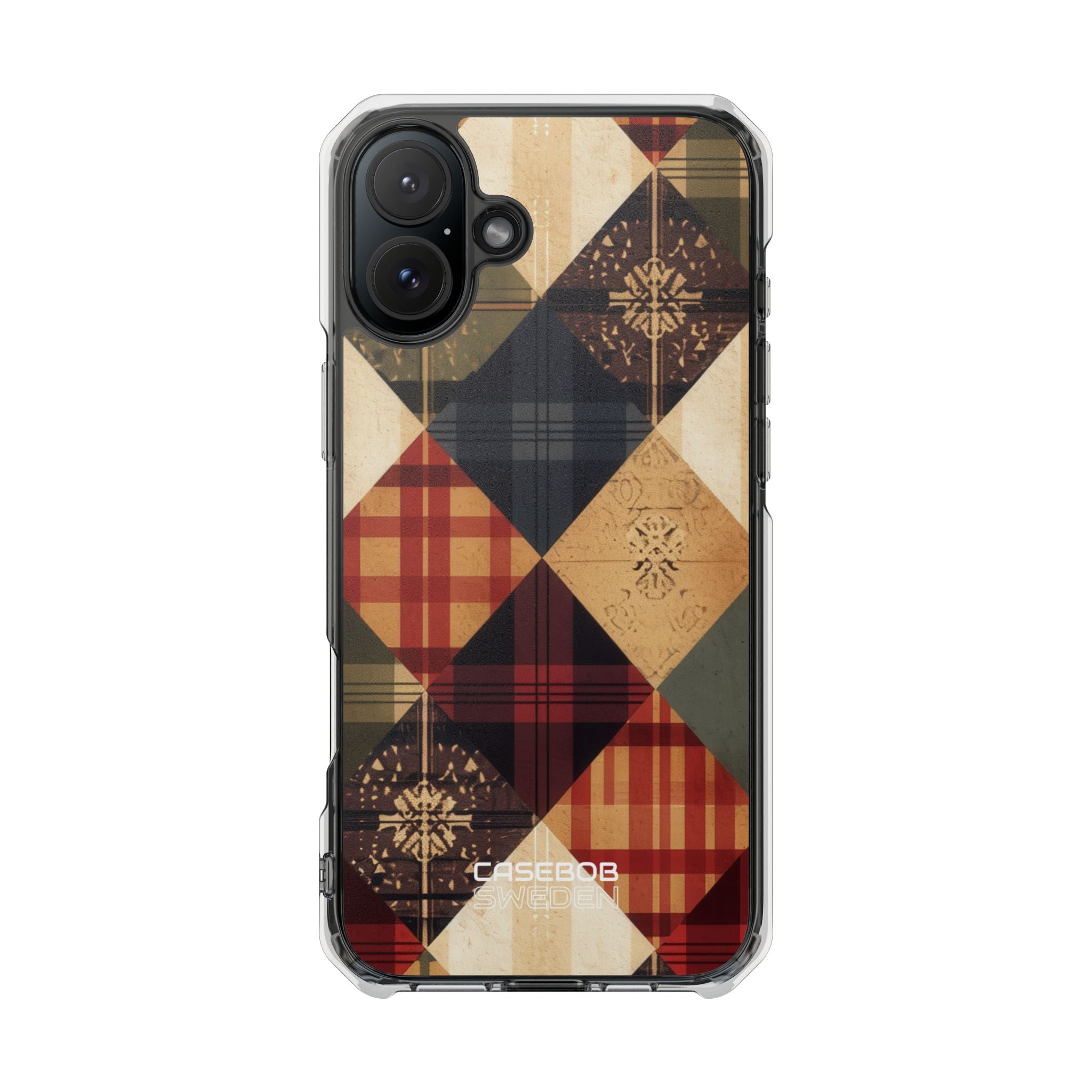 Rustic Quilt Charm iPhone 16 - Impact Clear+