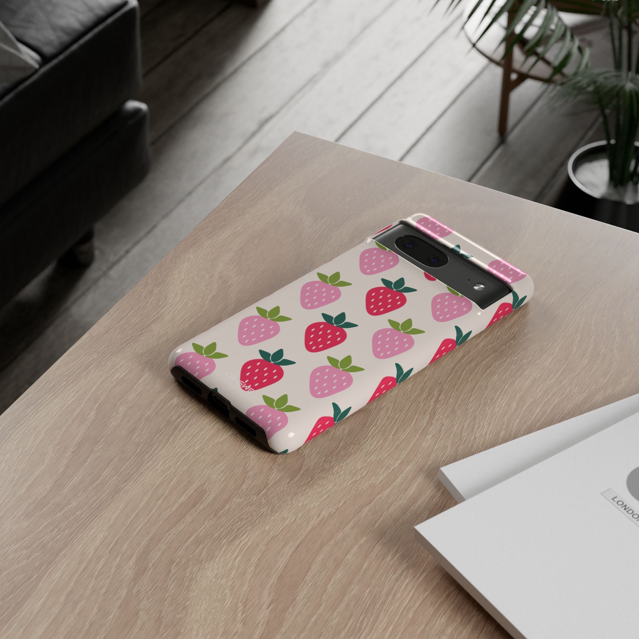 Vibrant Strawberry Rhythm - Google Pixel Case