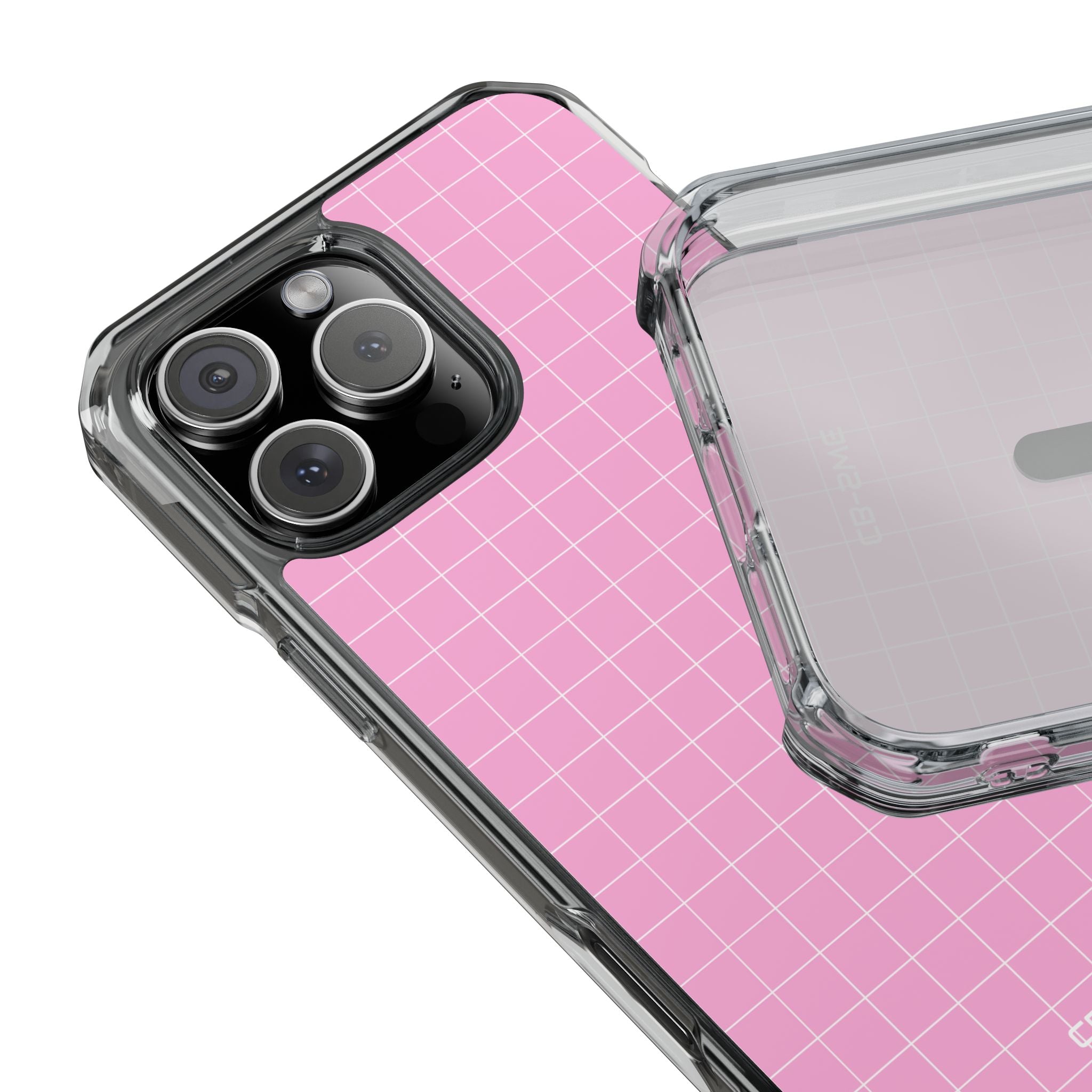 Pink Squares Align iPhone Case - Impact