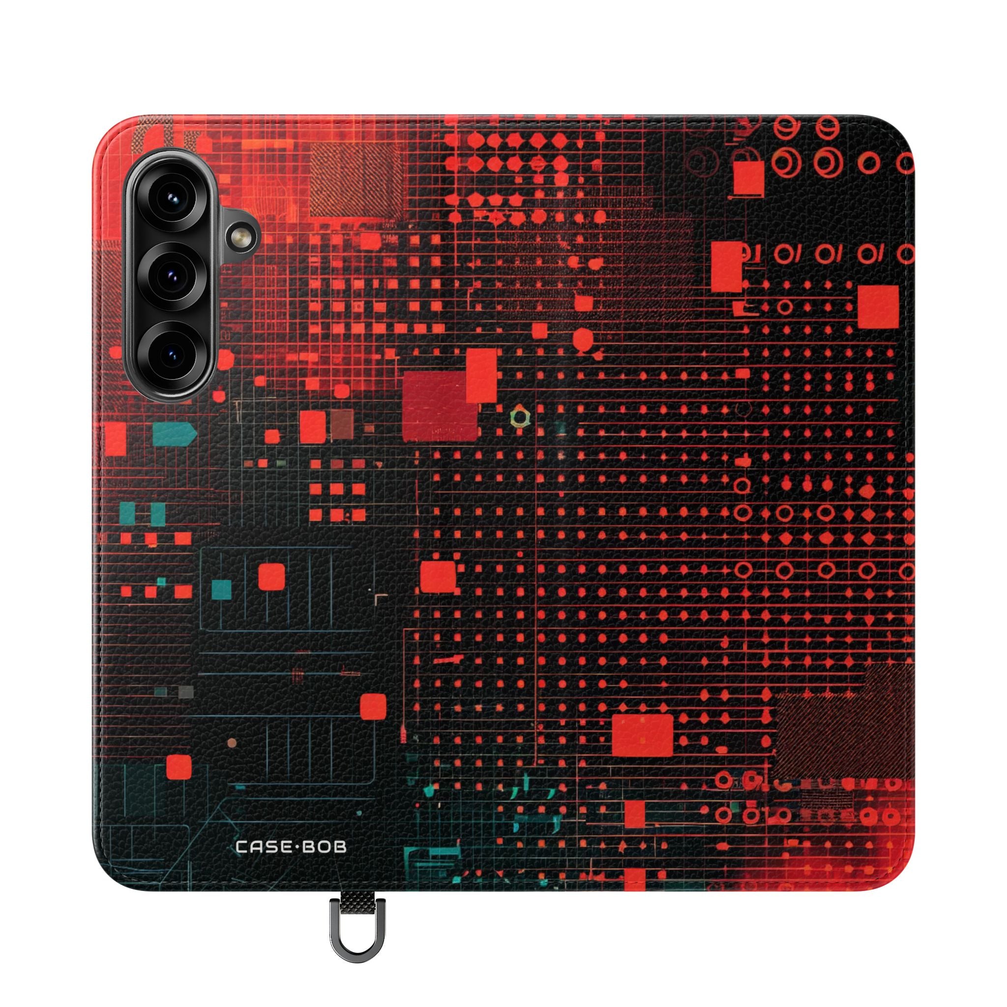 Crimson Circuit - Samsung S25+ Case - Wallet