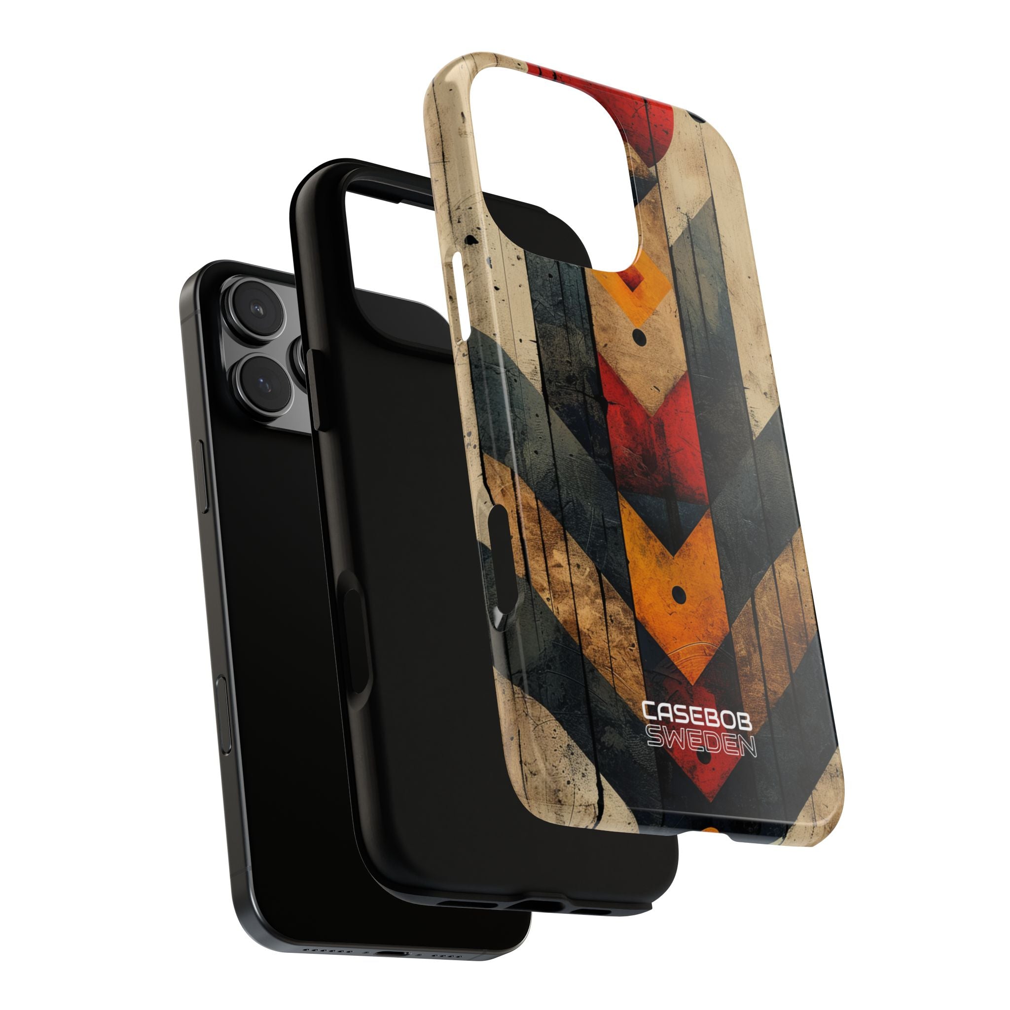 Geometric Fire Rise iPhone 16 - Tough