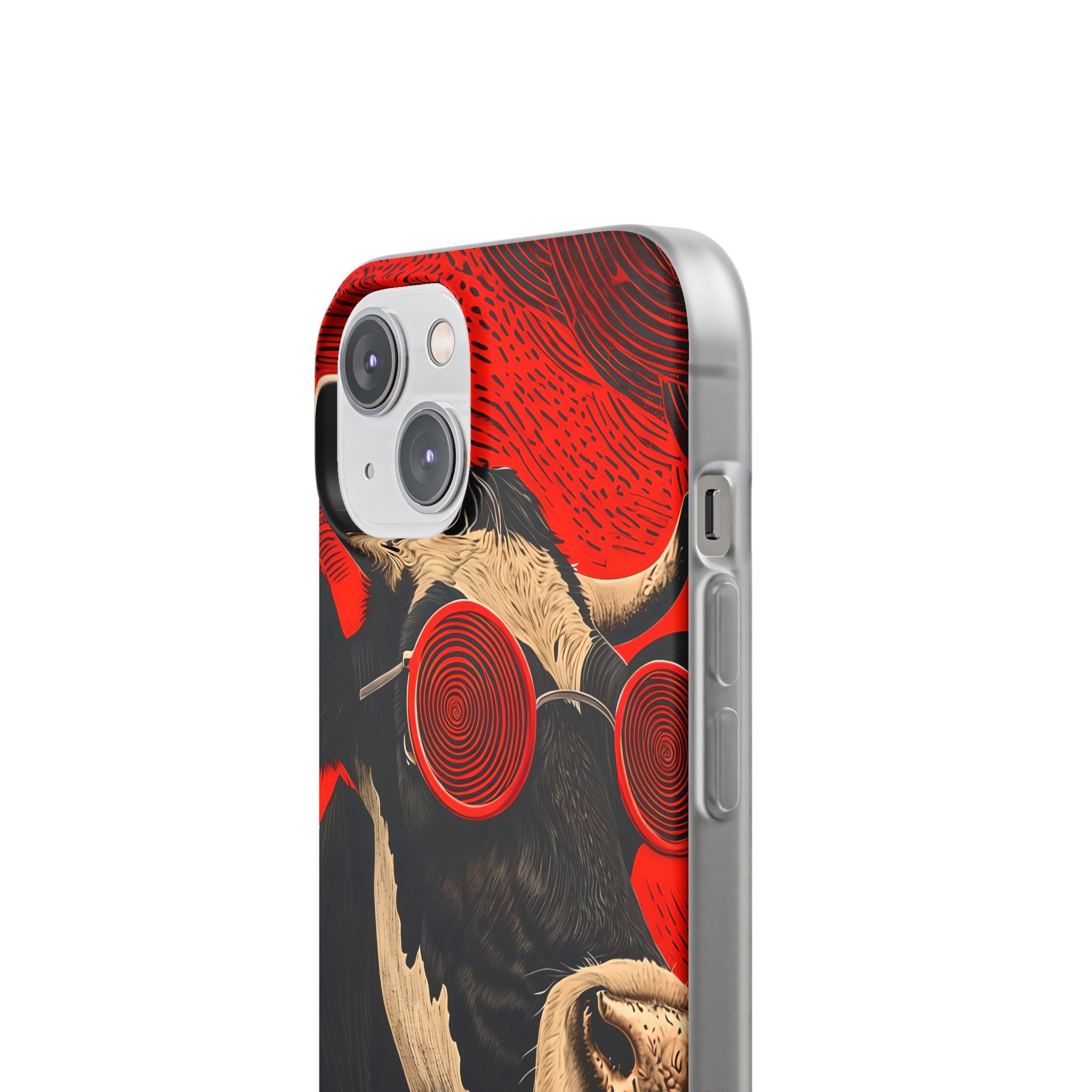 Hypnotic Cow iPhone 14 Case - Soft