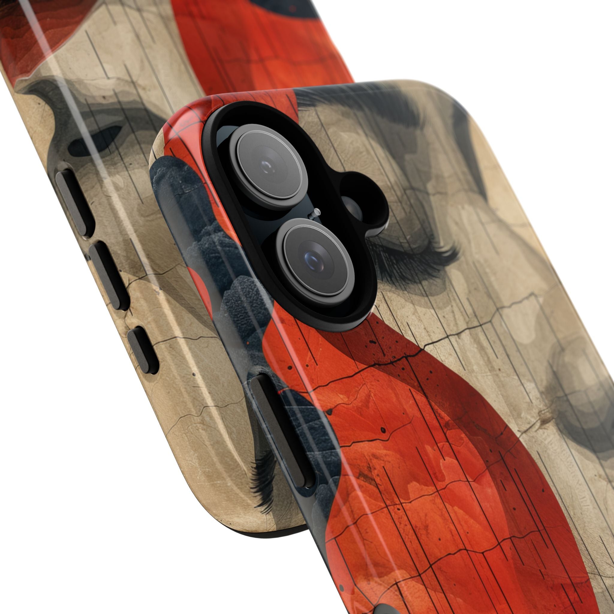 Crimson Flow Profile iPhone 16 - Tough