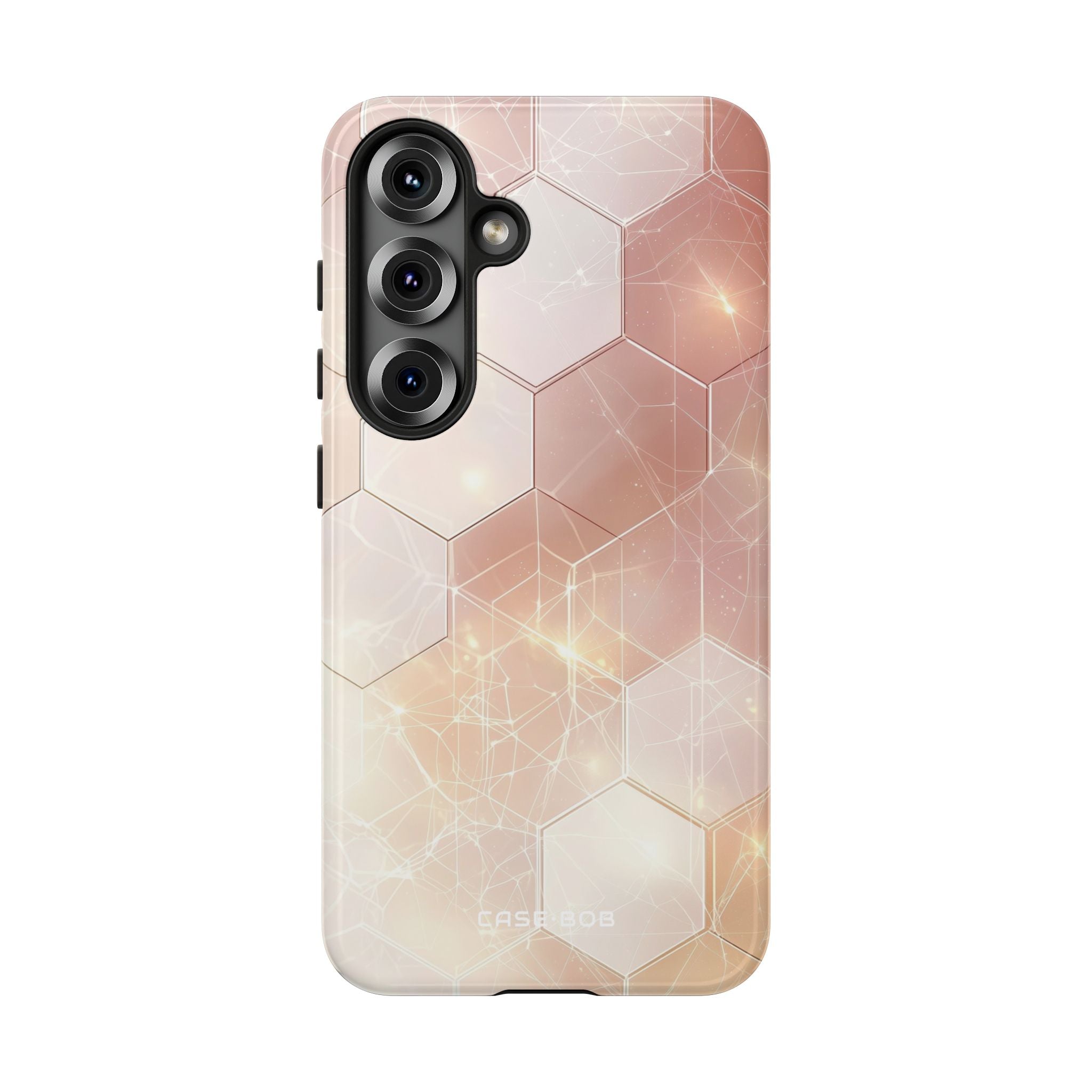 Honeycomb Glow Samsung S25 Case - Tough