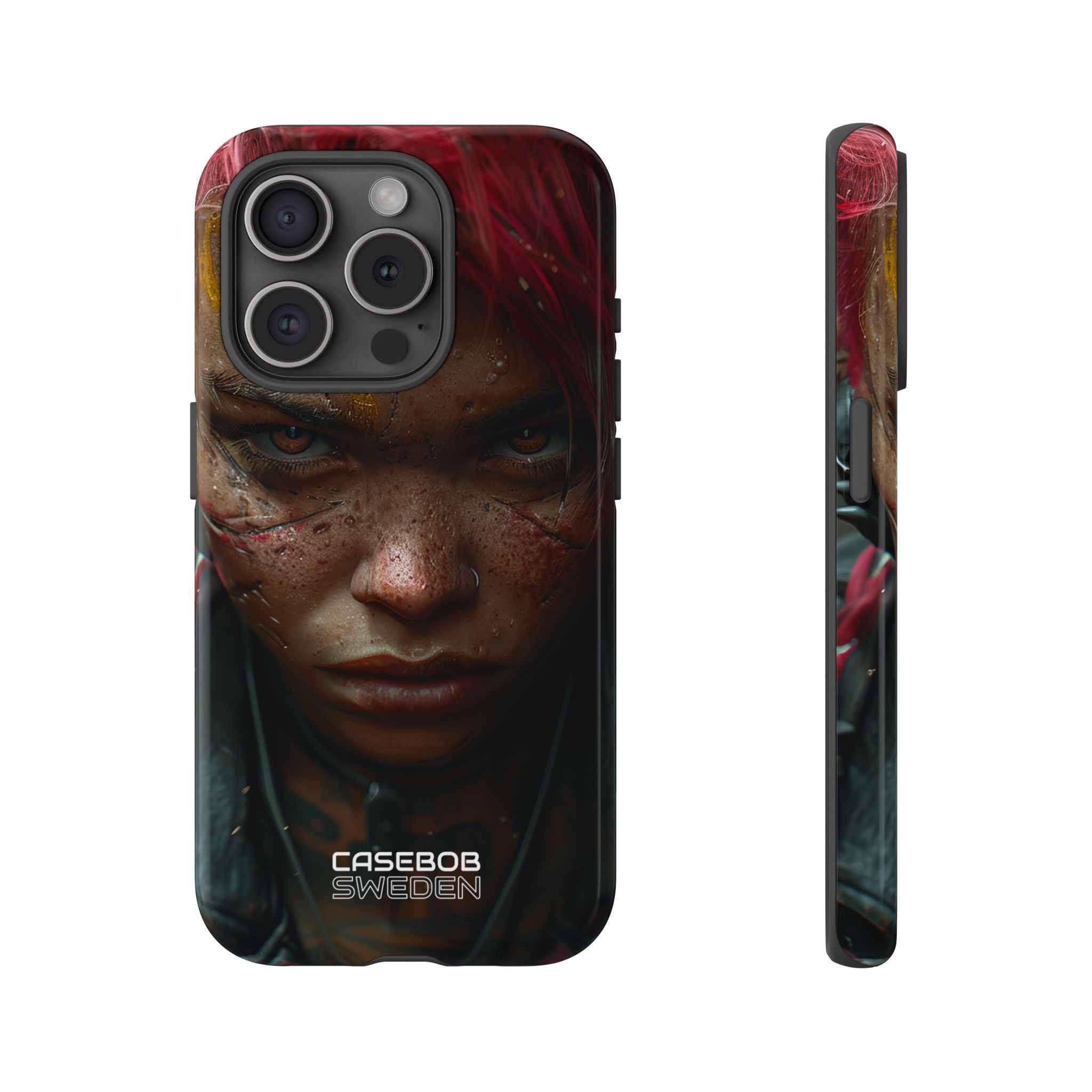 Ritratto Ribelle Cyberpunk iPhone 15 - Tough
