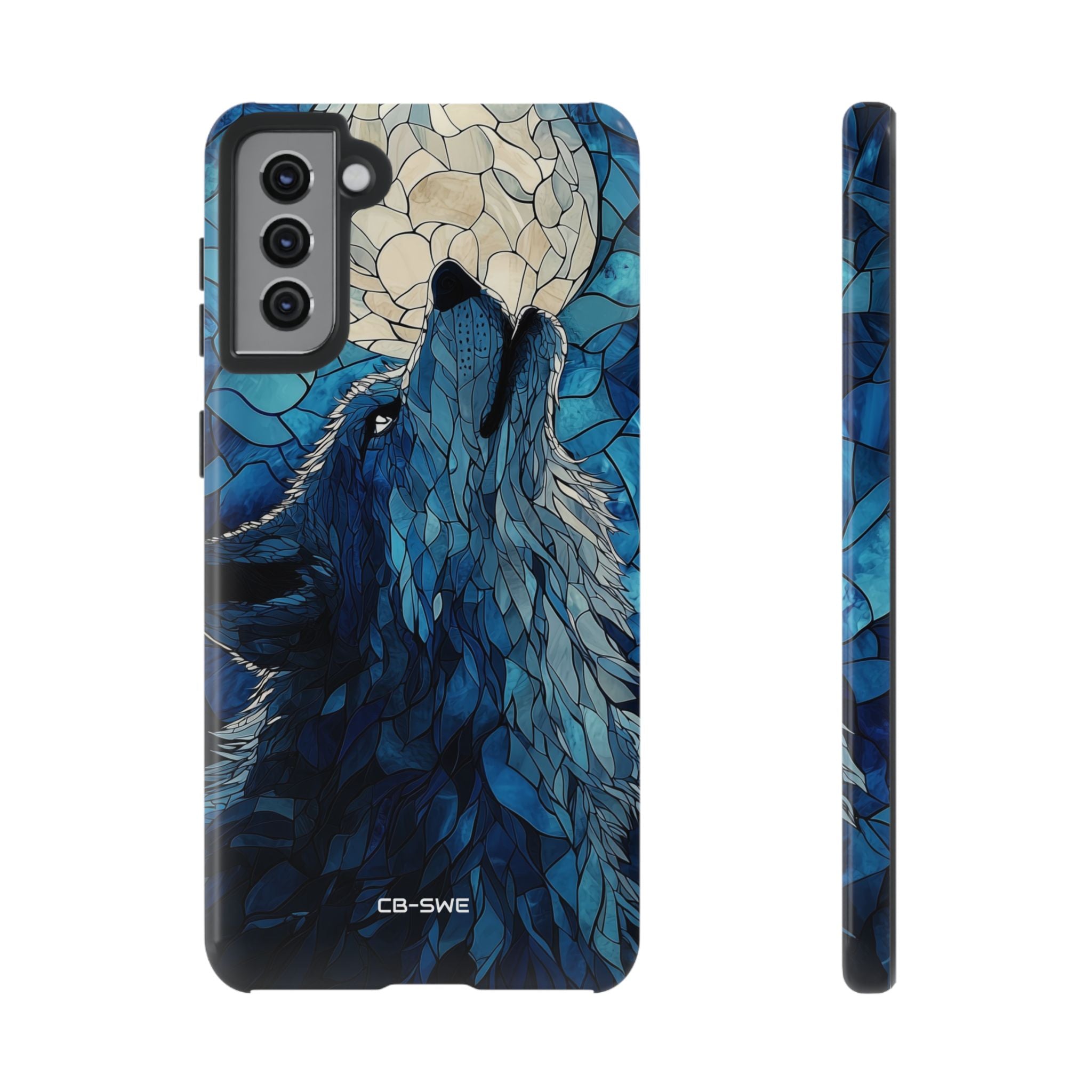 Wolf Howls Moonlight - Samsung Case