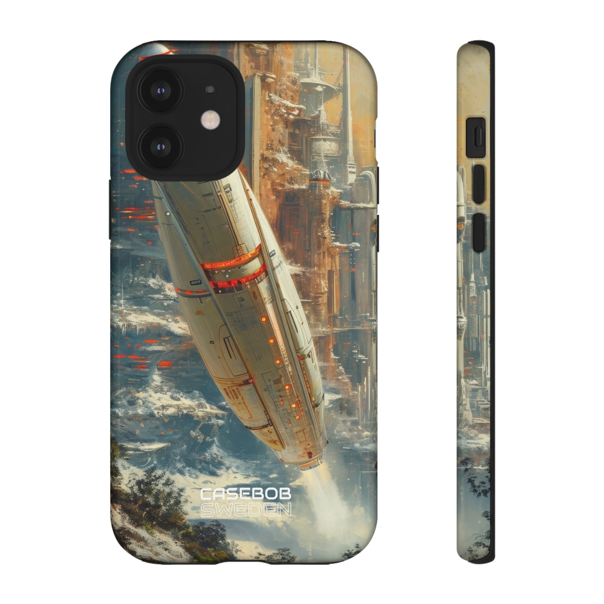 Futuristic Forest Voyage iPhone 12 - Tough