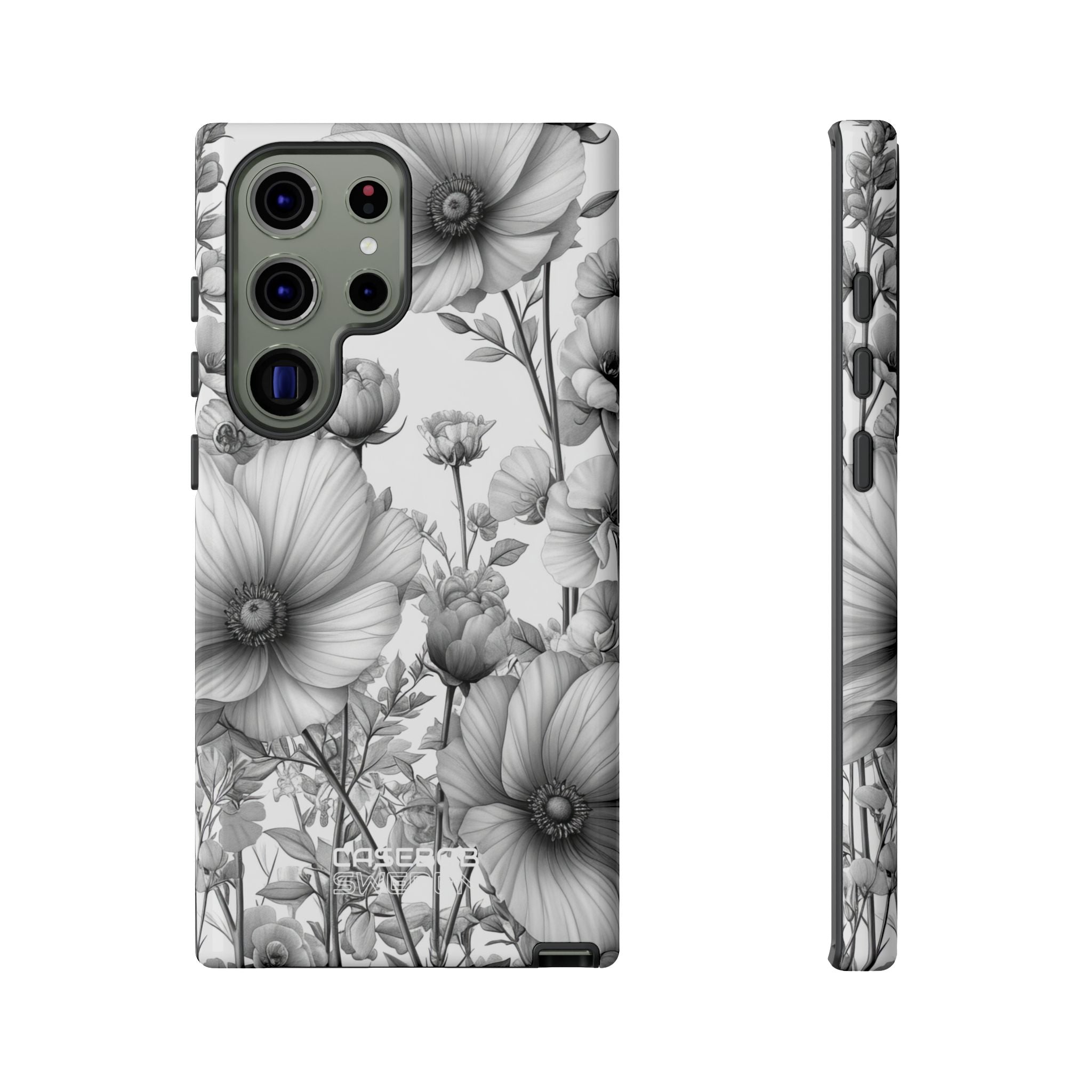 Vintage Floral Etching Samsung S23 - Tough